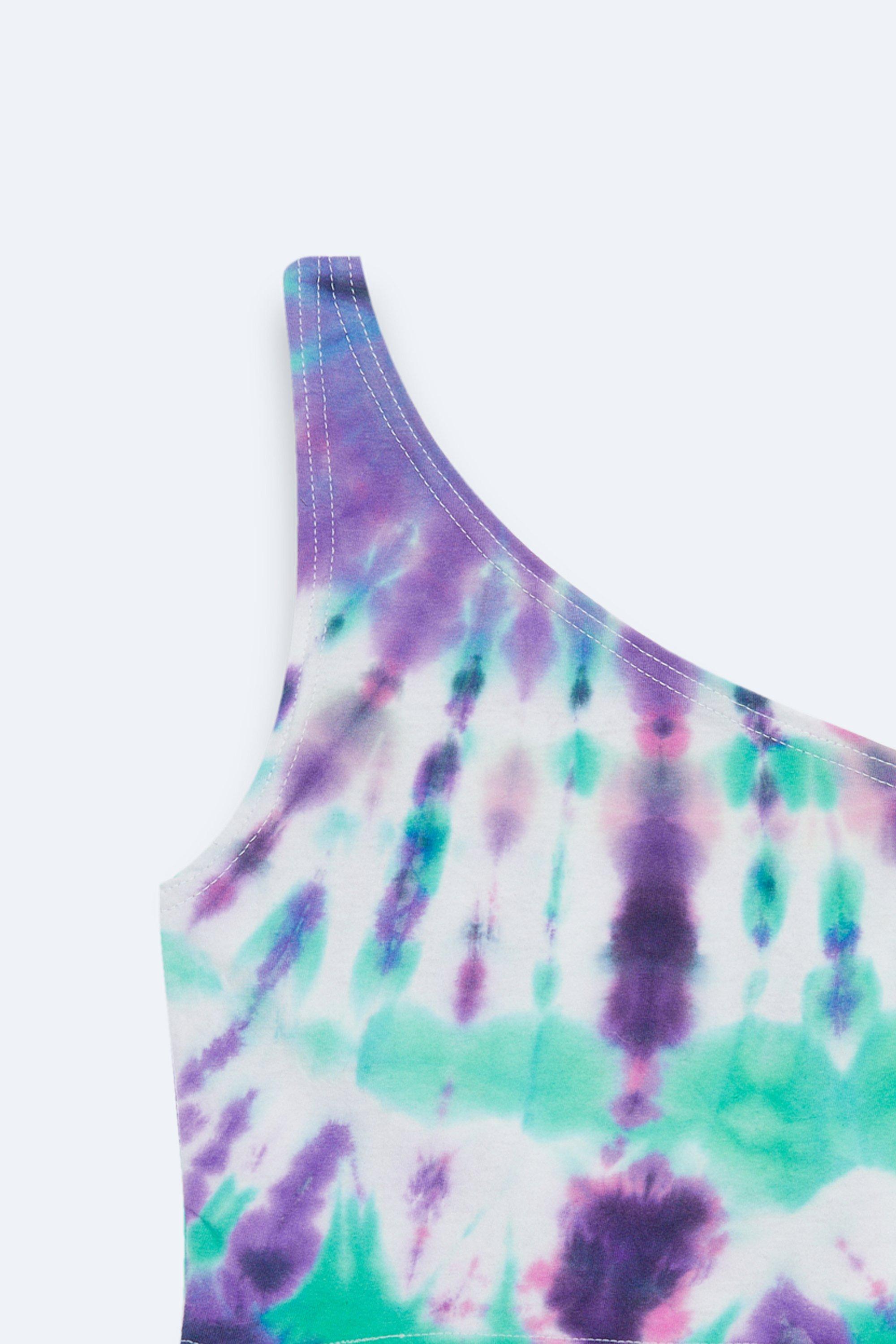 Tie dye outlet one shoulder top