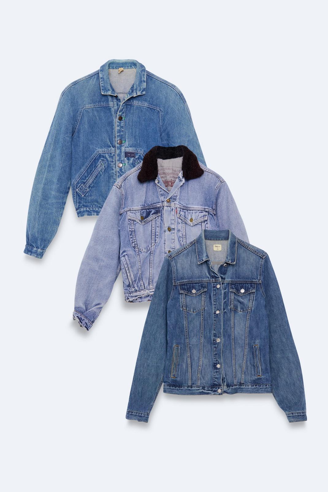 Veste en jean oversize vintage , Blue image number 1