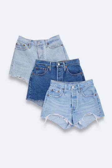 Blue Vintage Denim Shorts