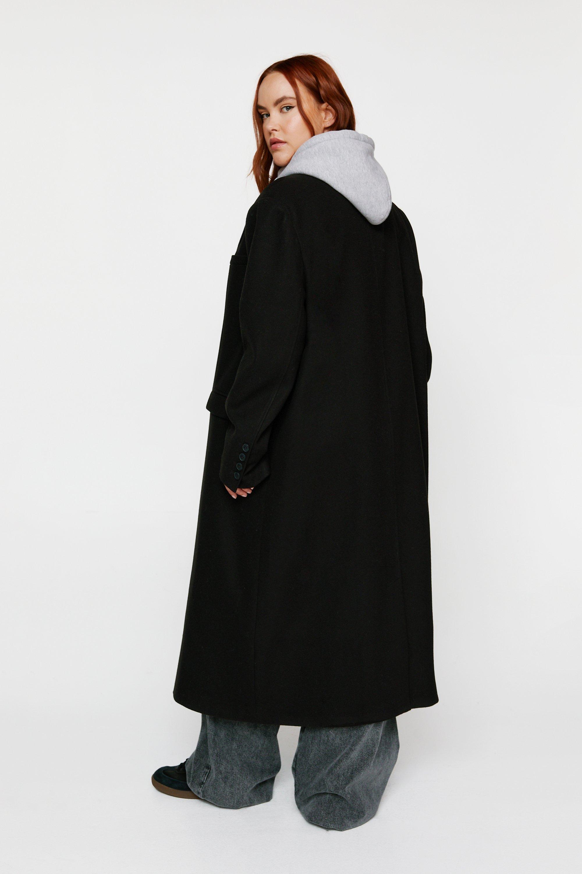 Hooded tailored outlet coat