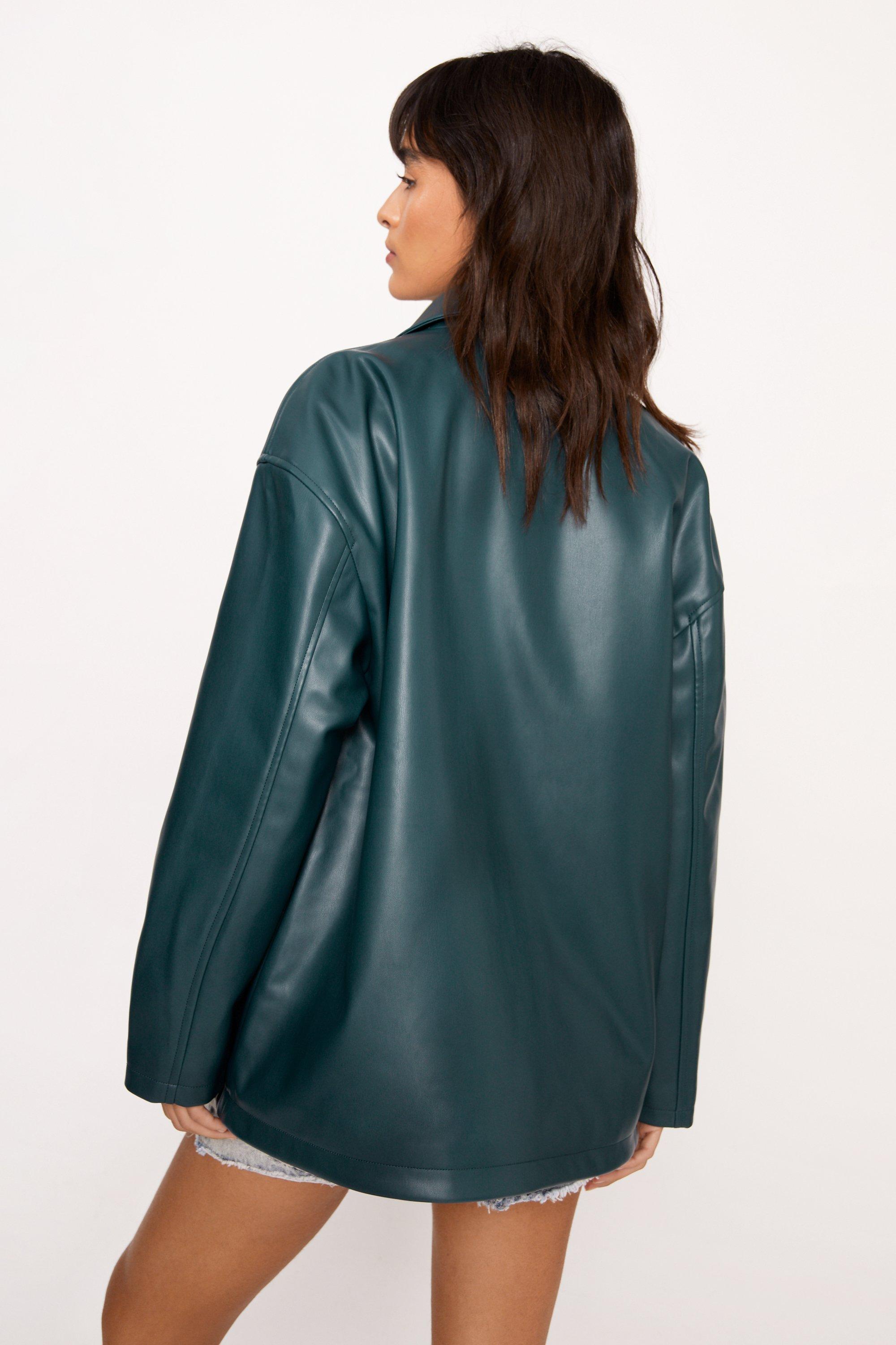 Nasty gal faux leather jacket best sale