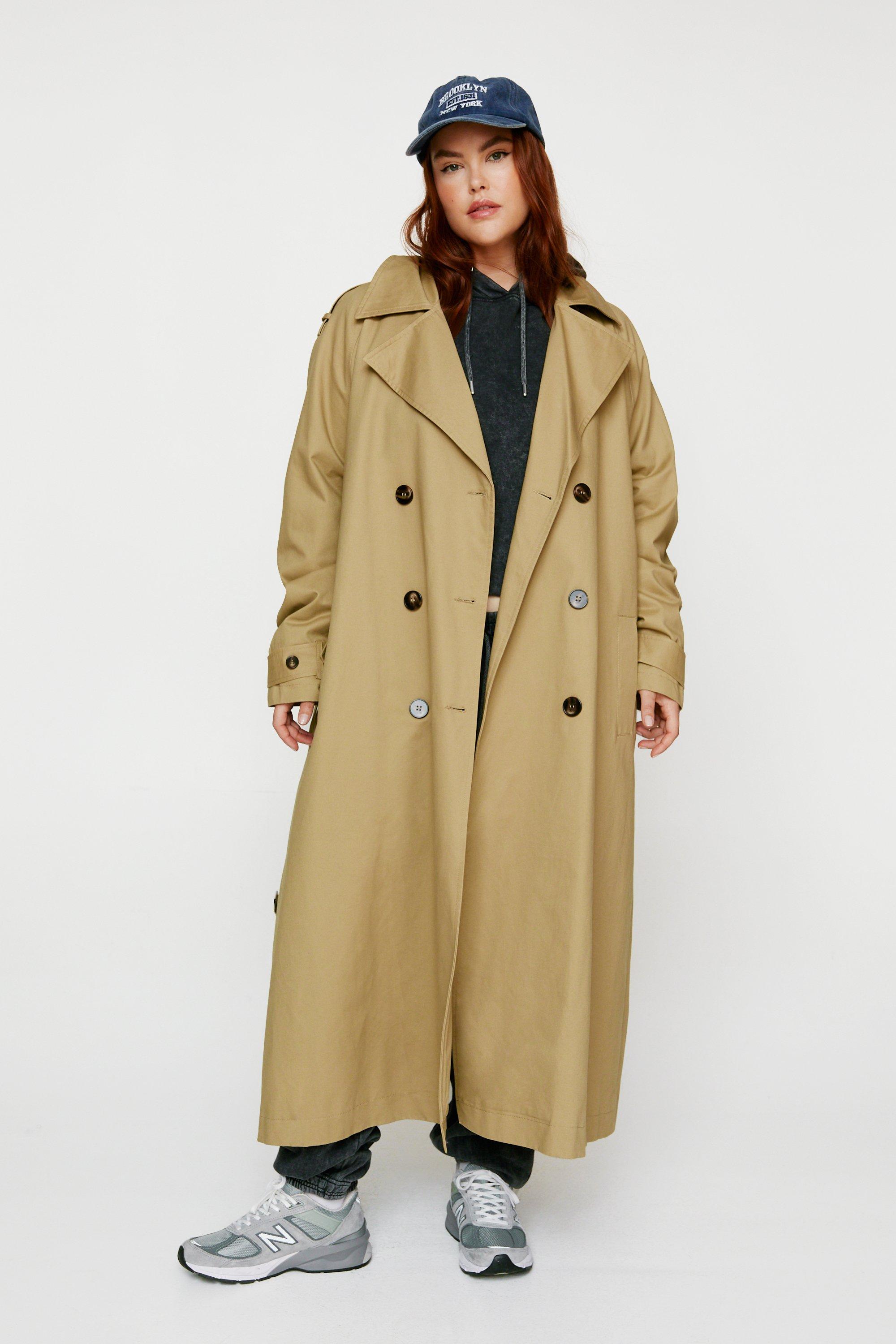 Plus Size Essentials Trench Coat | Nasty Gal