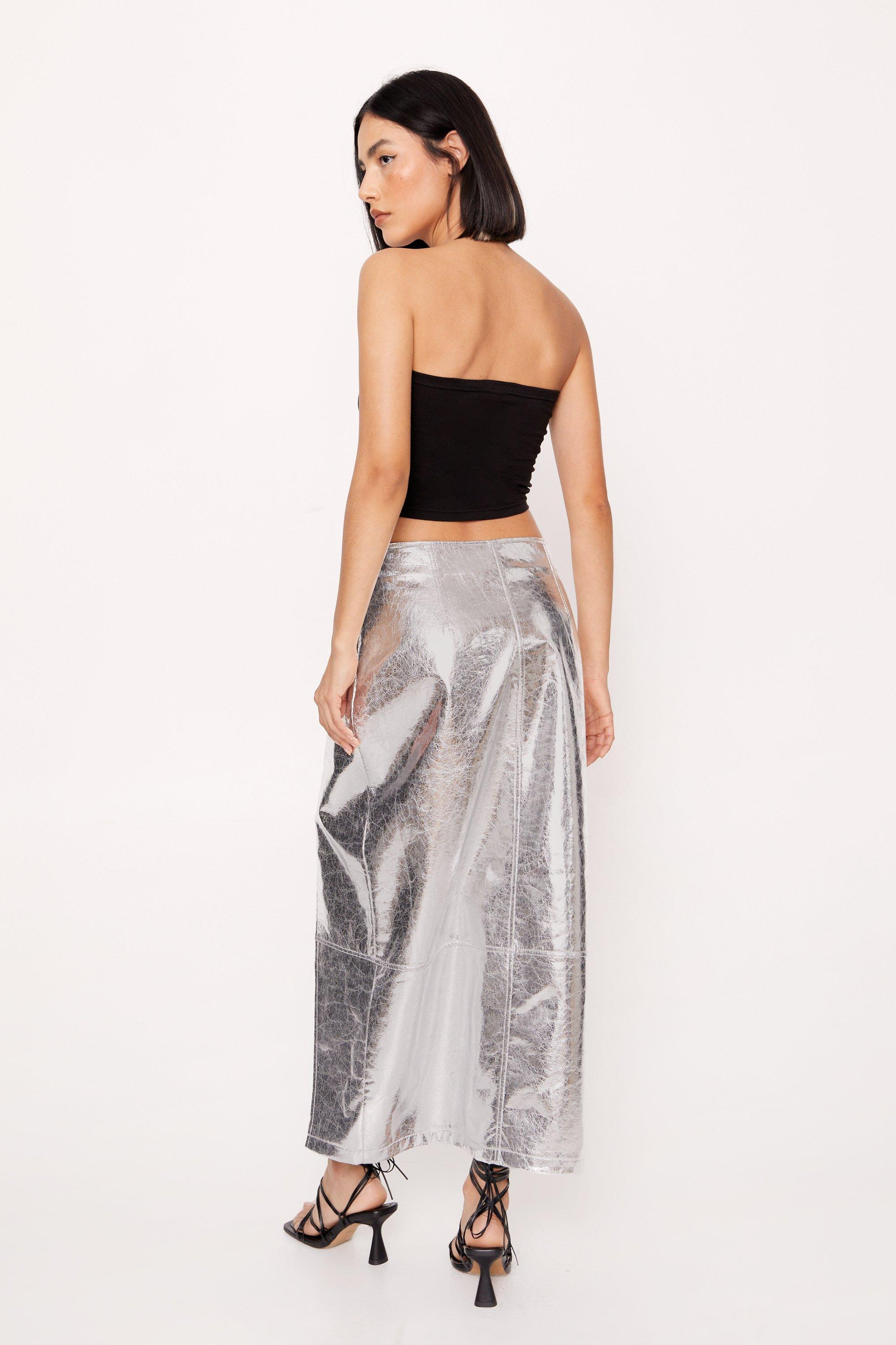 Leather Midi Skirt for Winter - kelseyybarnes