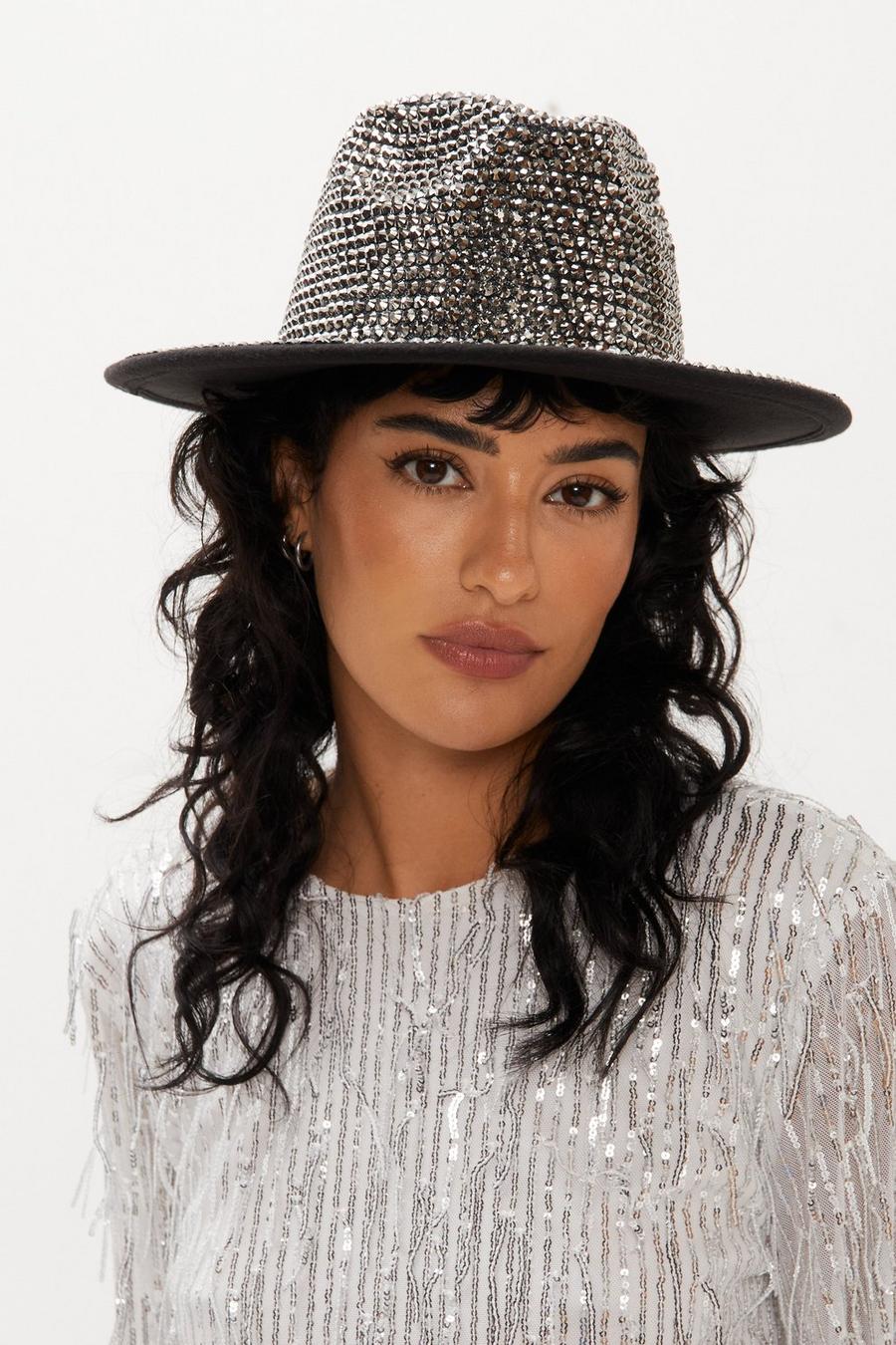 Diamante Embellished Cowboy Hat