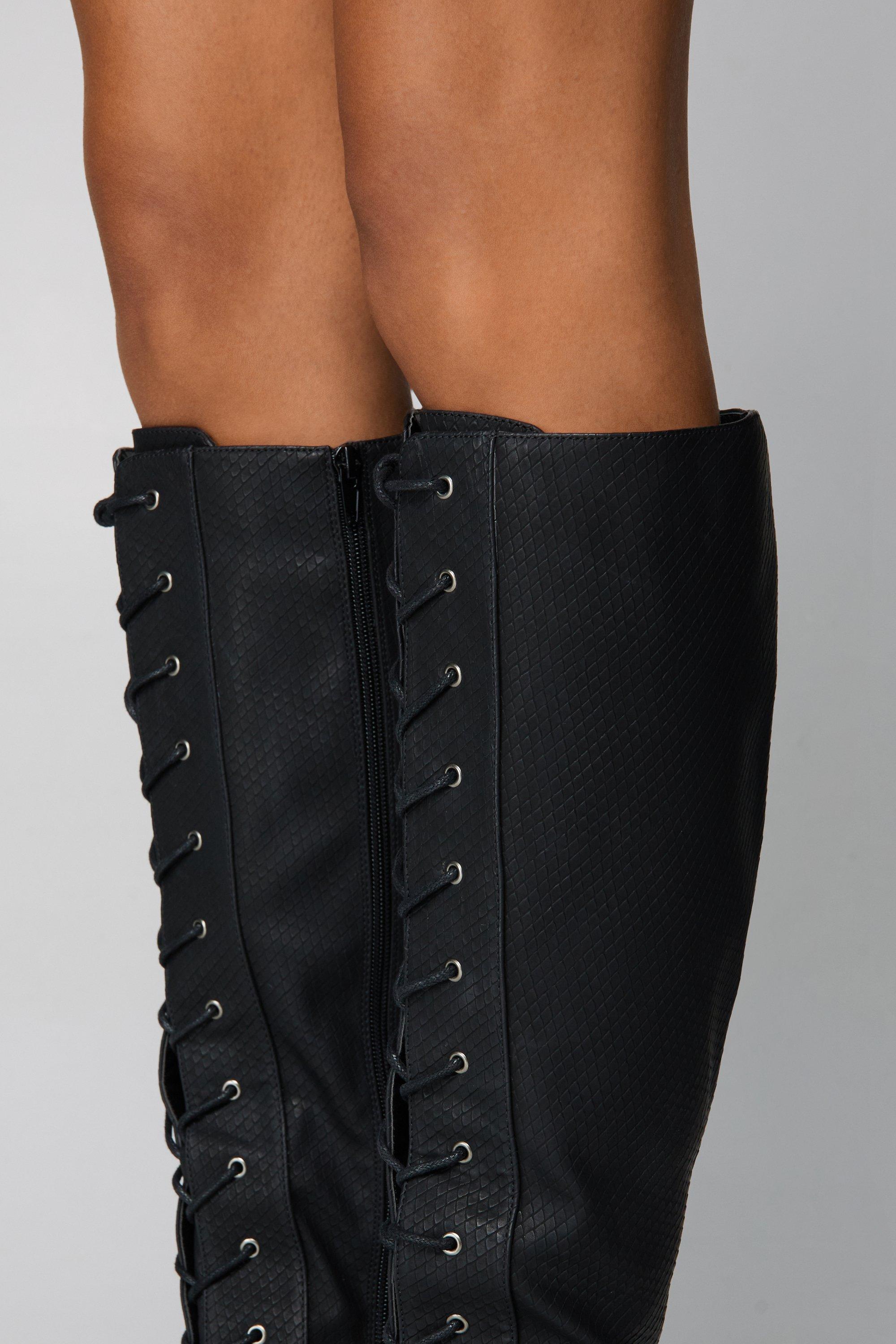 Nasty gal clearance lace up boots