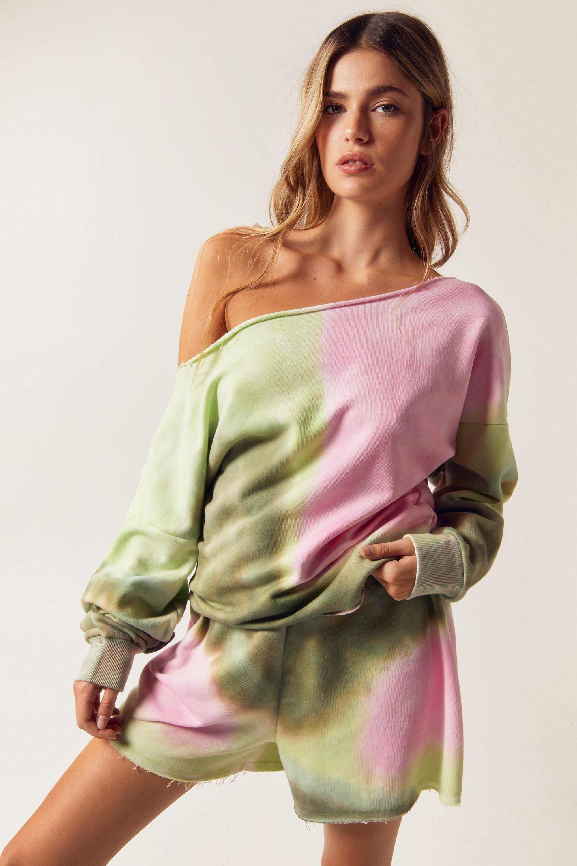 Nasty gal discount tie dye sweatshirt