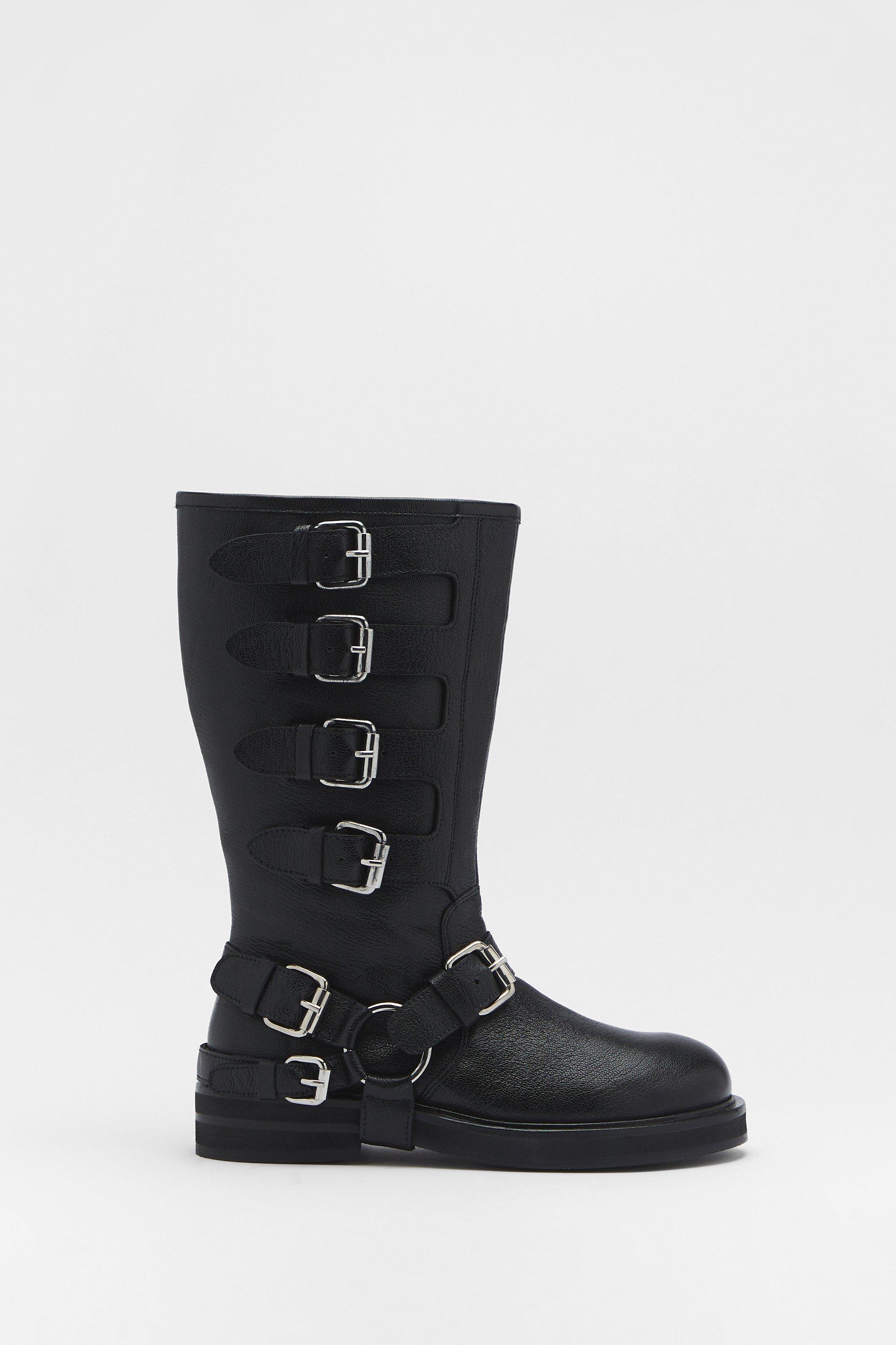 Buckle on sale moto boots