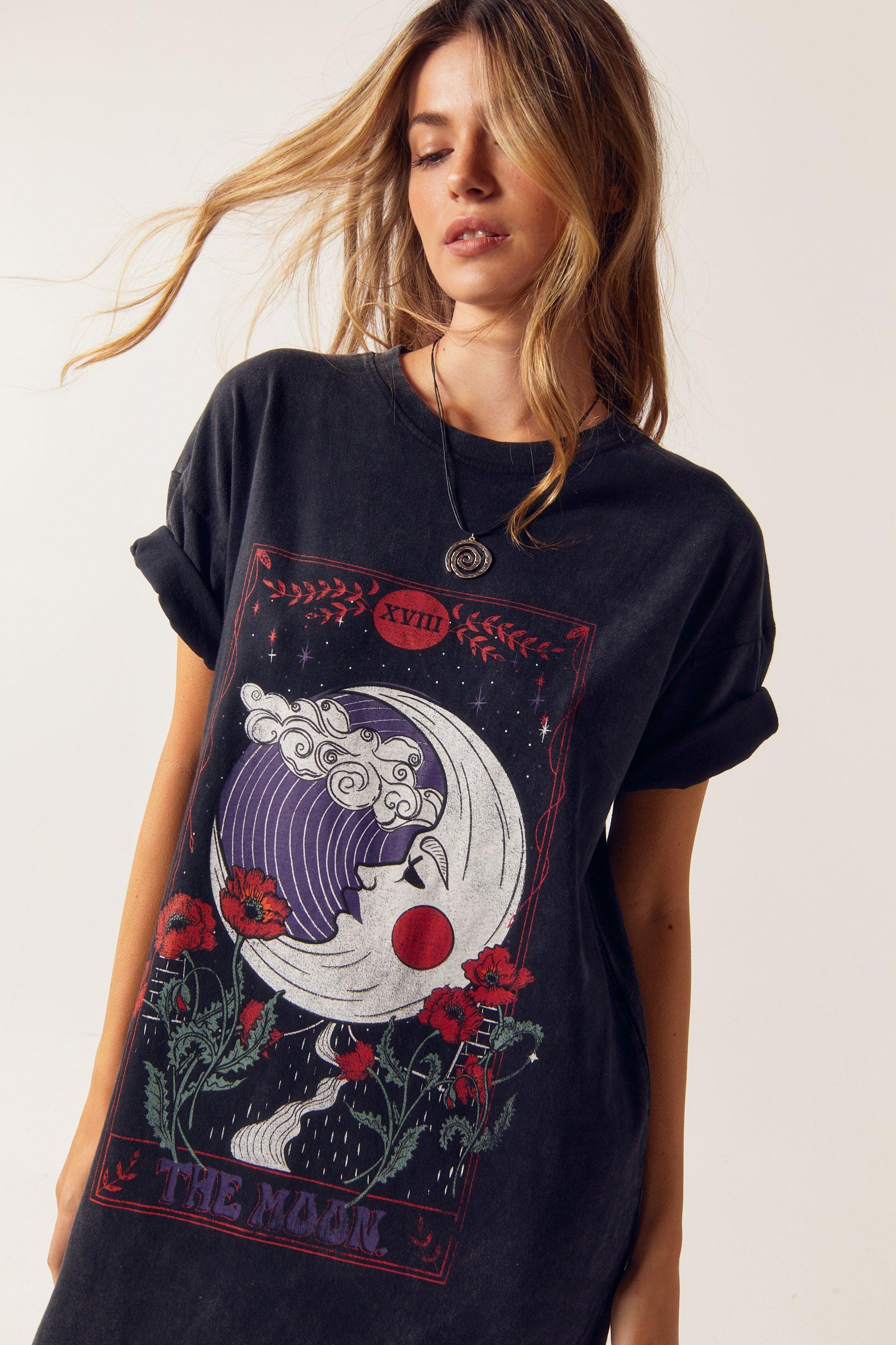 Moon t shirt dress sale