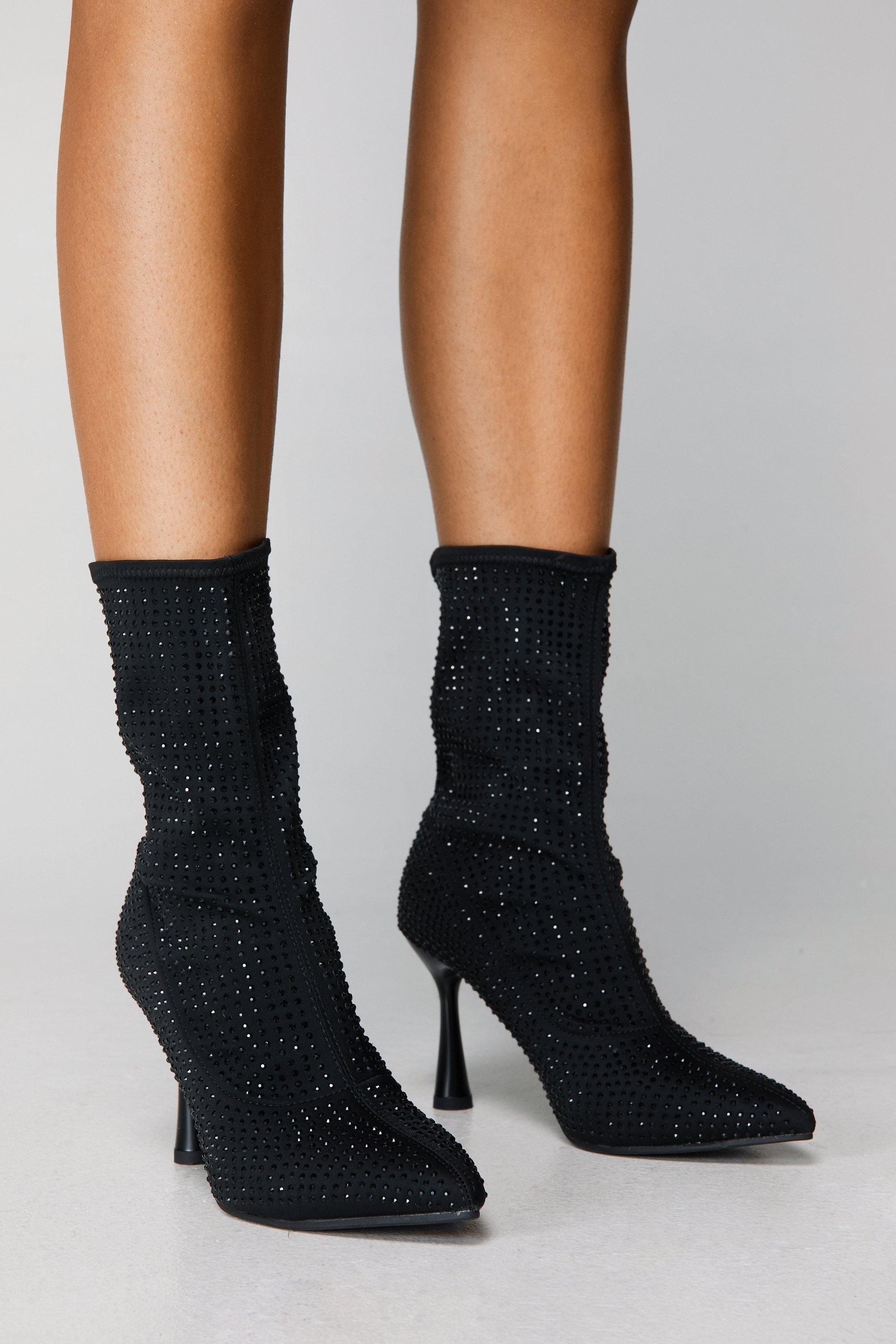 Pointed 2024 sock boot