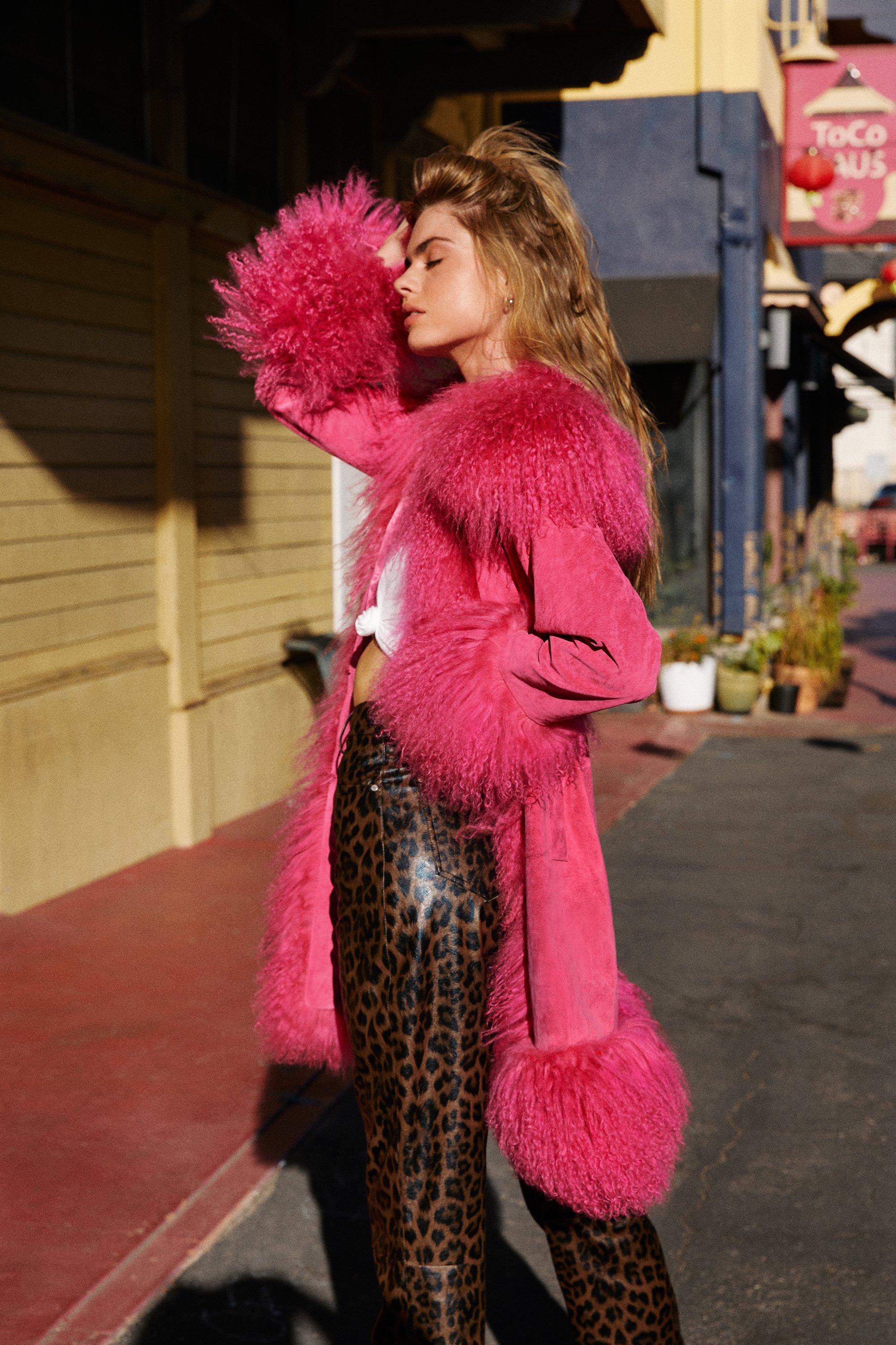 Nasty gal shop fur coat