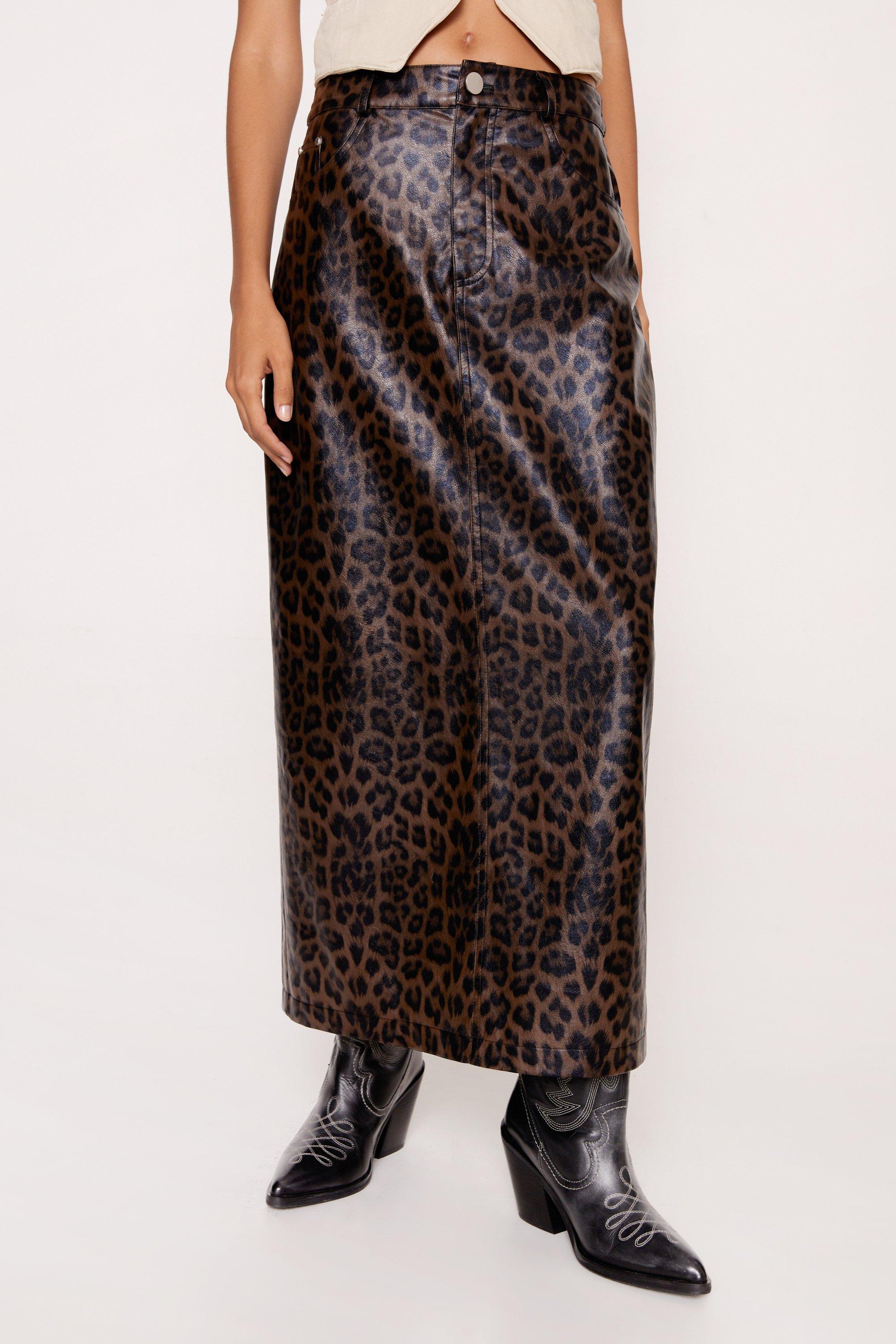 Leopard maxi 2024 skirt 60