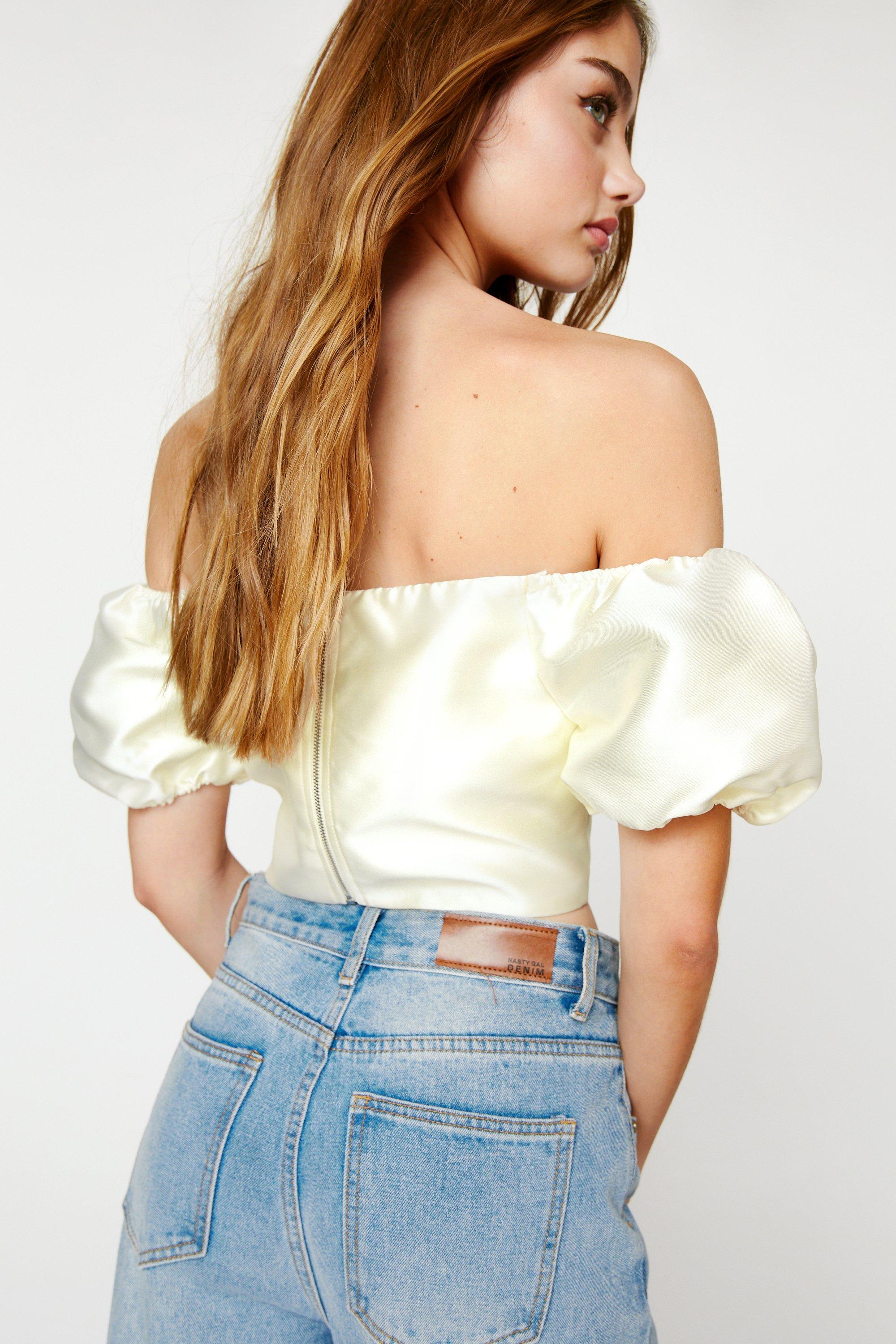 Nasty gal best sale satin top