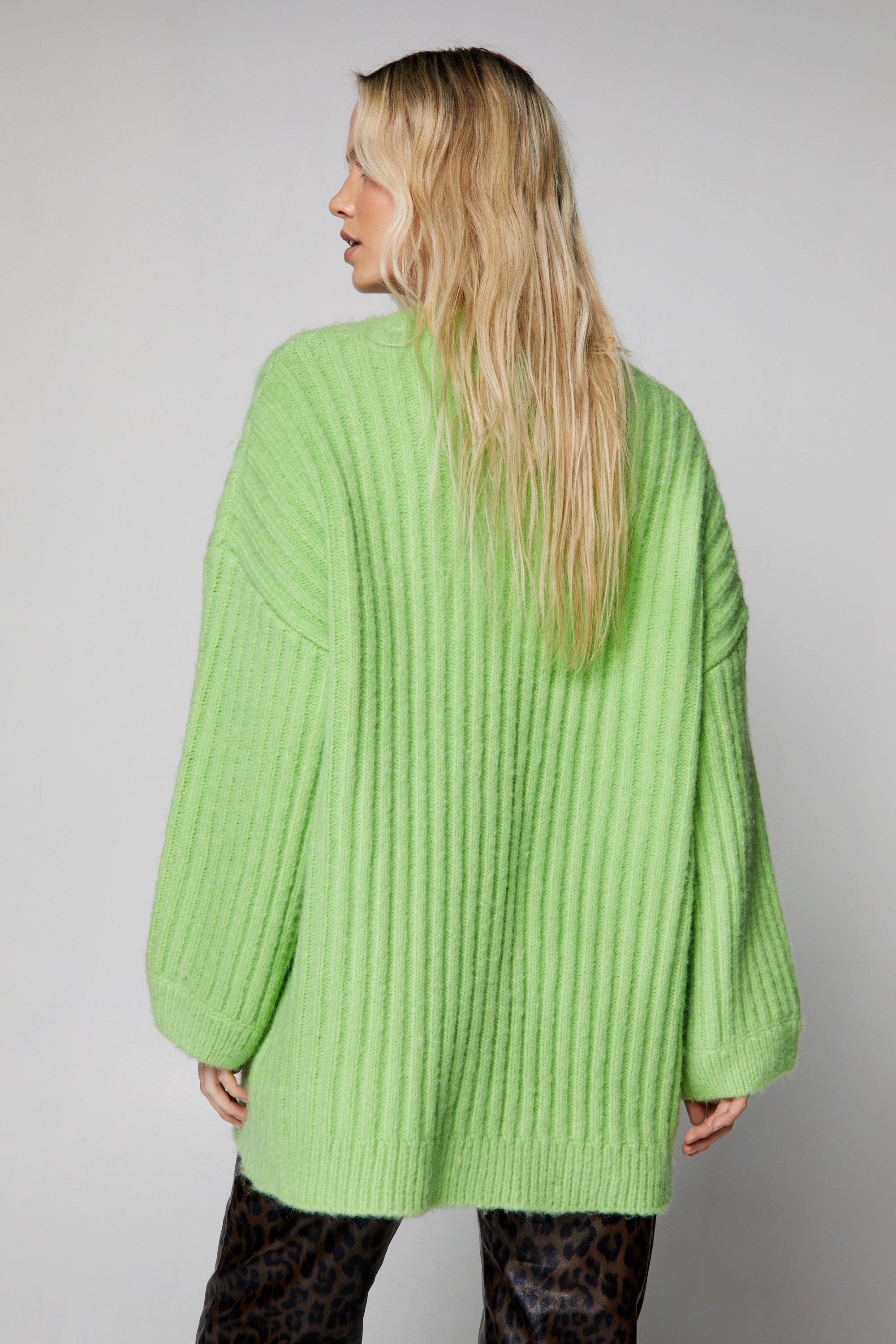 Slouchy V Neck Oversized Jumper