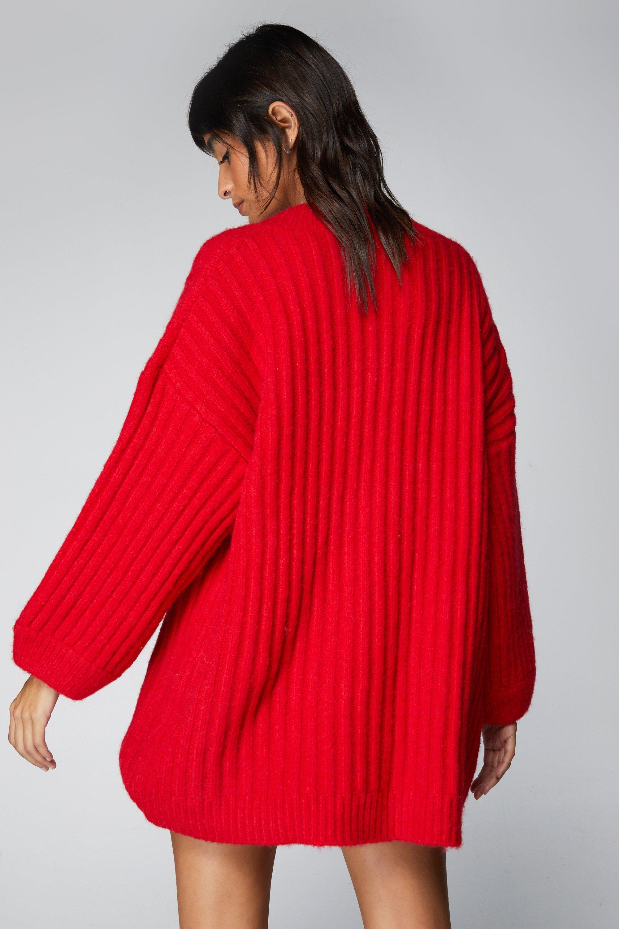 Slouchy V Neck Oversized Sweater