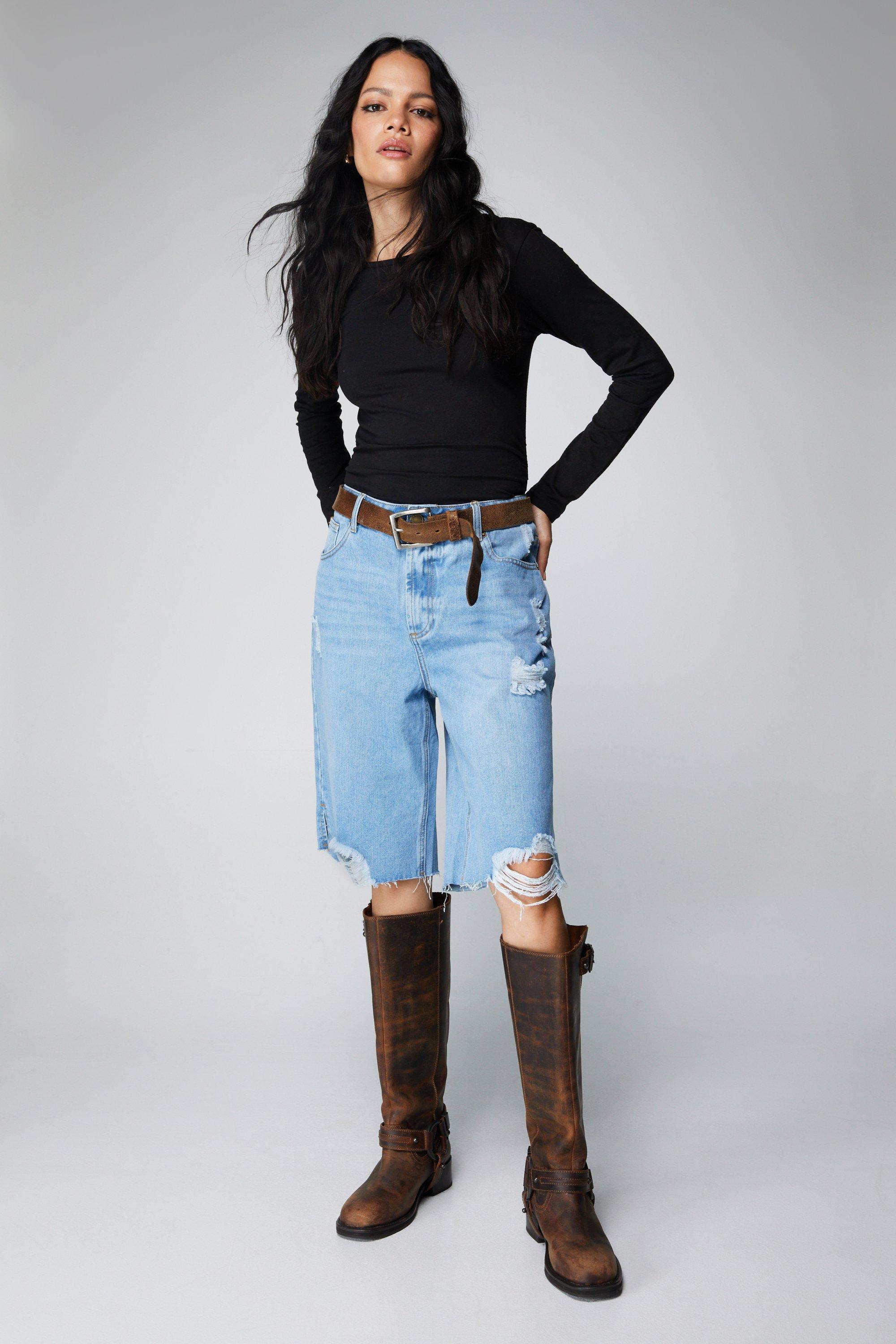 Long t outlet shirt and boots
