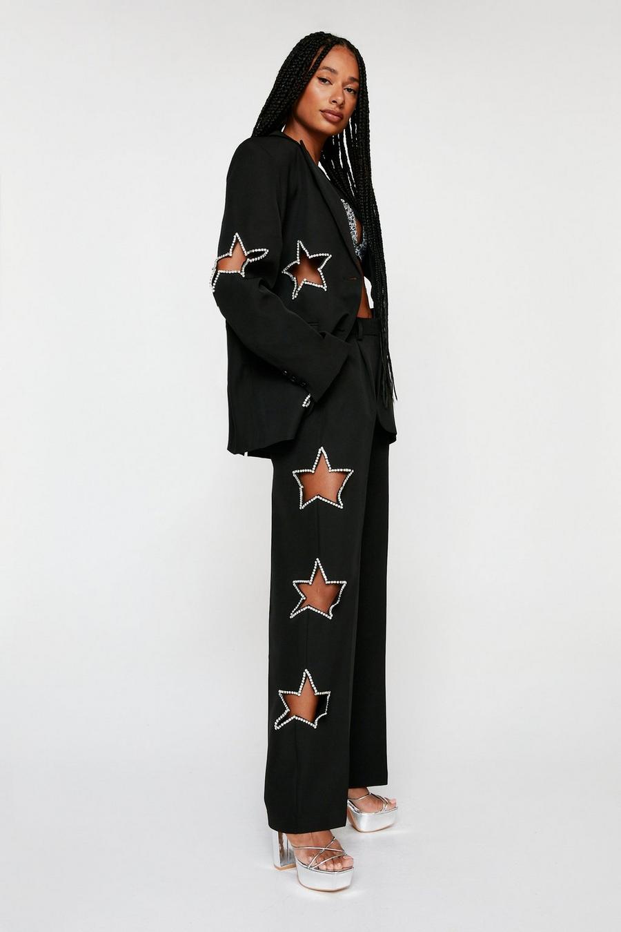 Premium Star Embellished Trousers