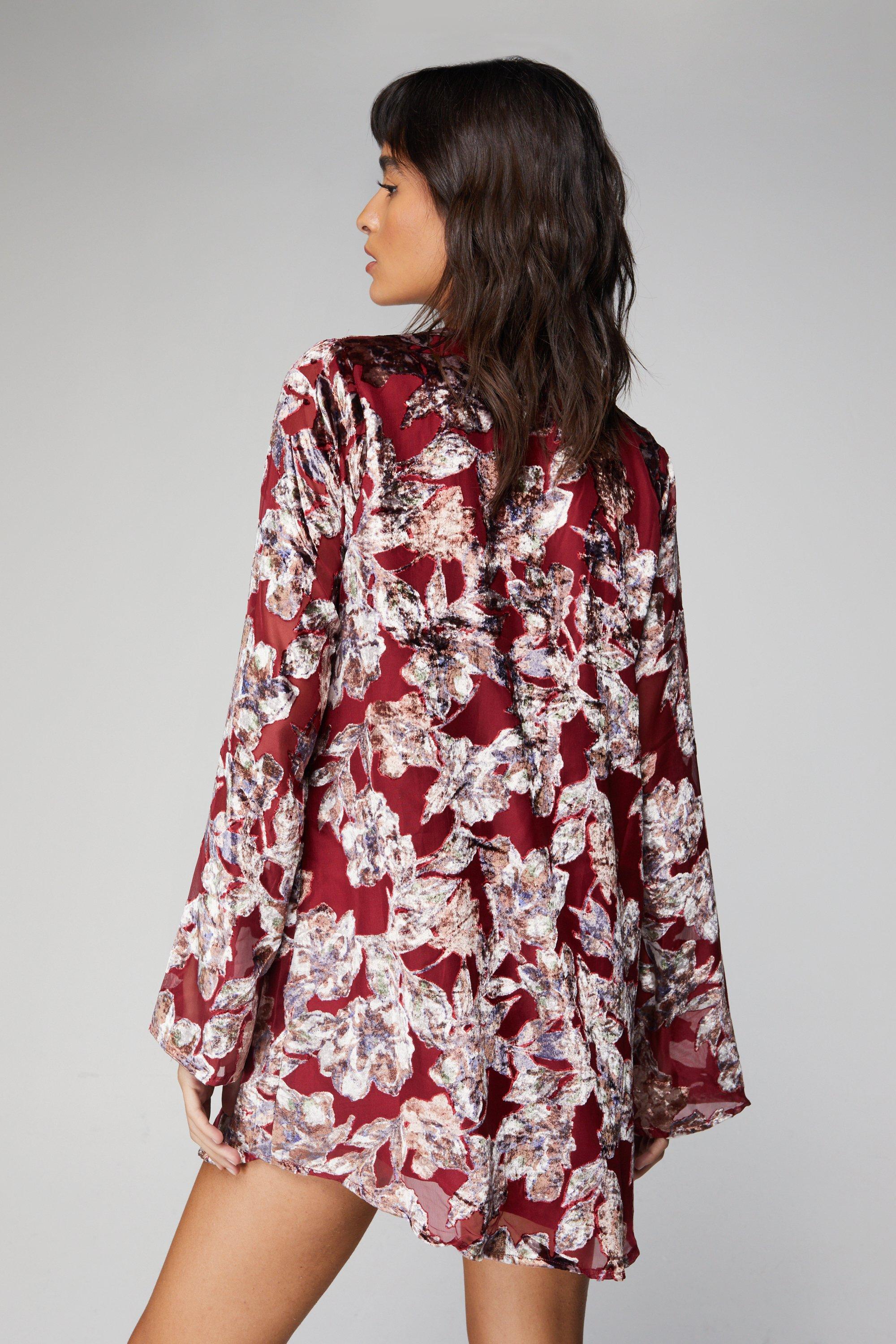 Robe tunique online fleurie