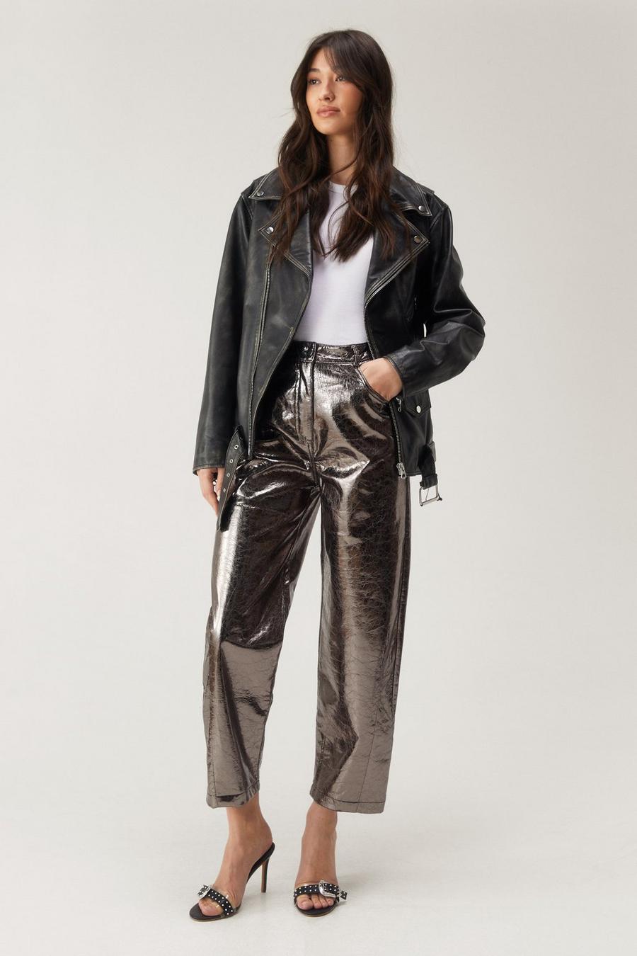 Leather Look Pants, Faux Leather Pants