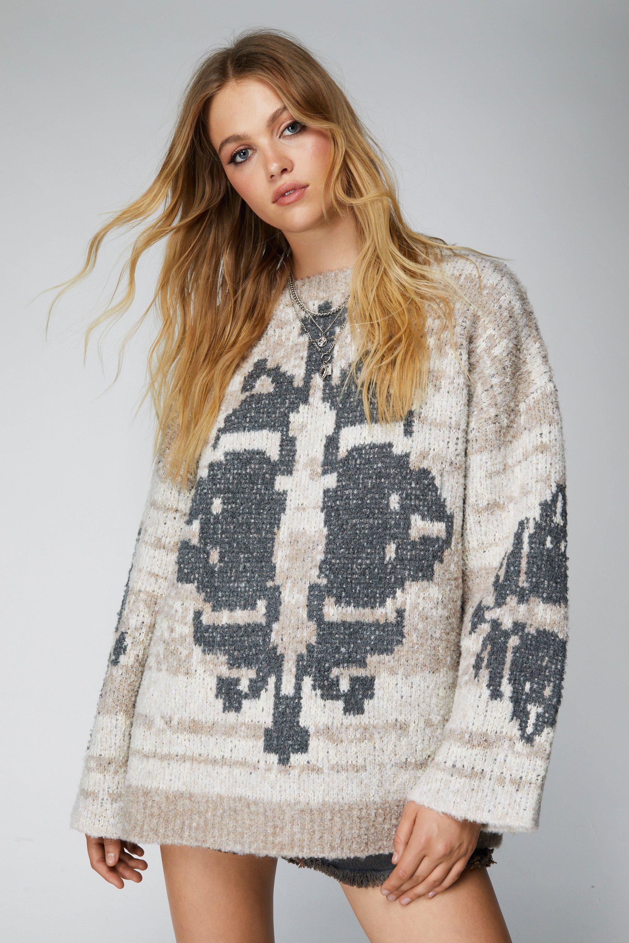 Plus size outlet nordic sweaters