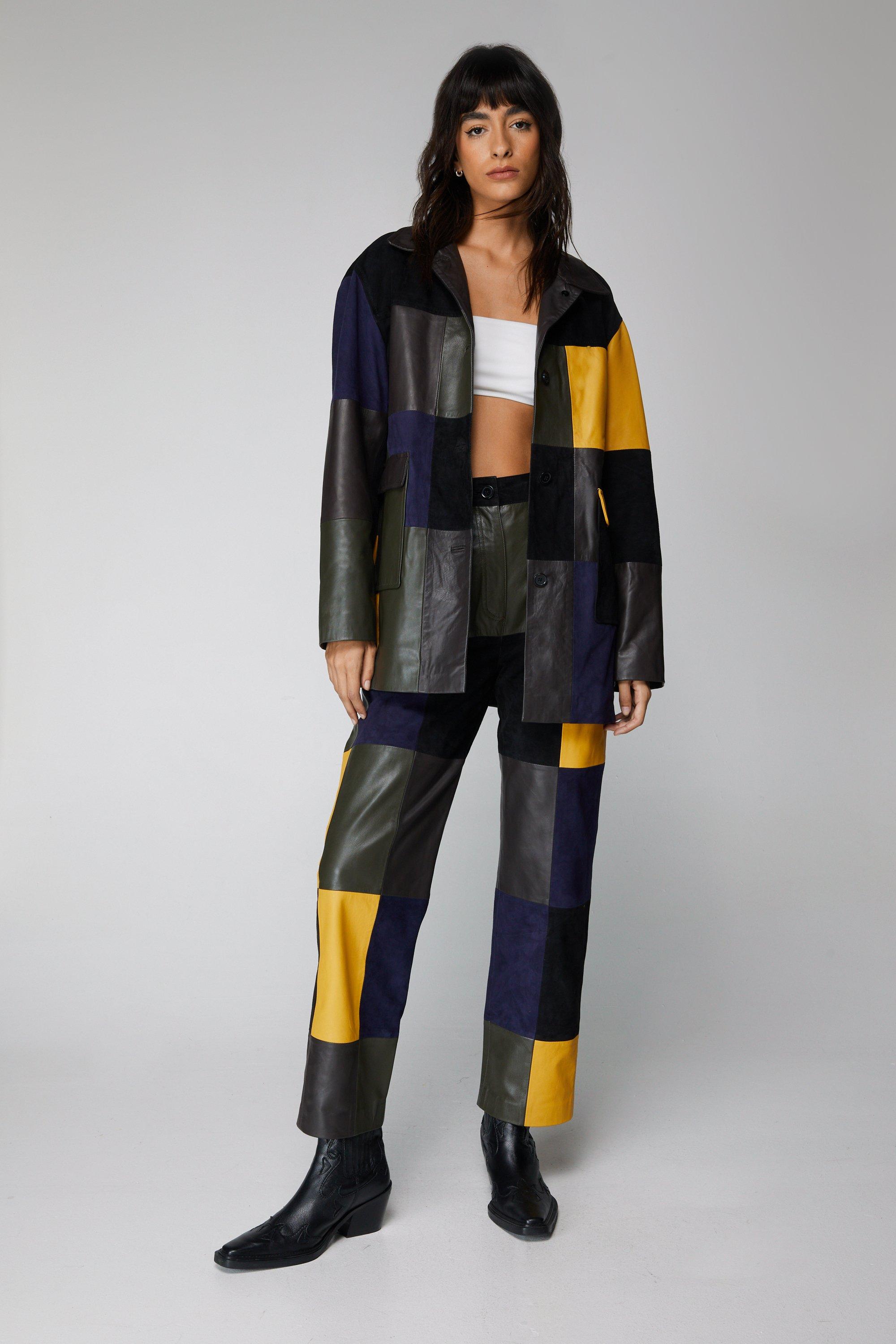 Premium Real Leather And Suede Patchwork Jacket | Nasty Gal