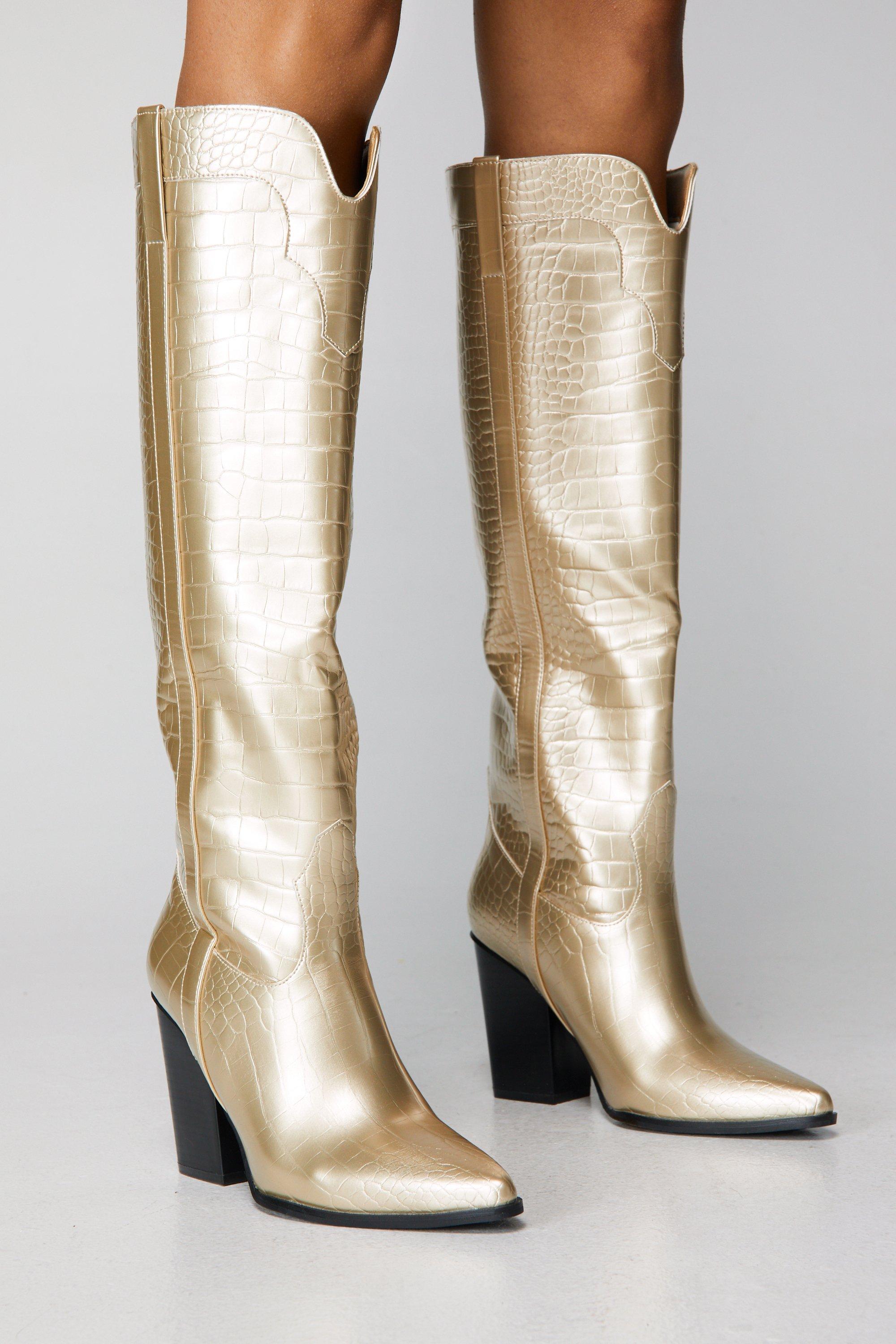 Cowboy sale boots gold