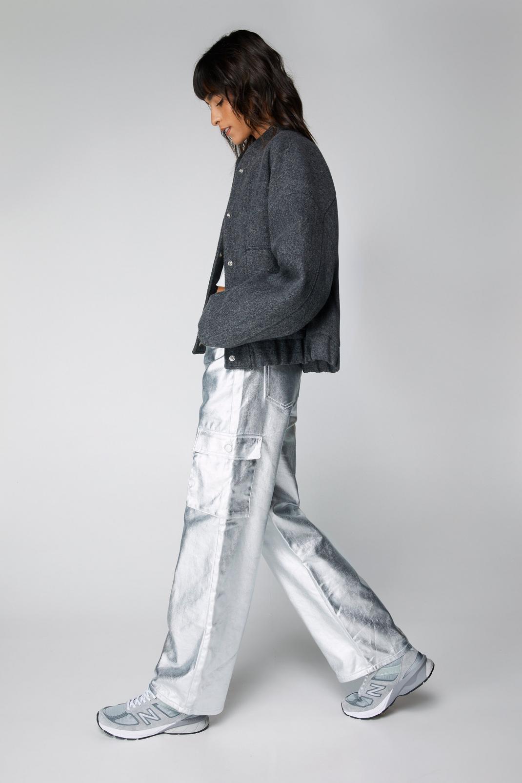 How To Wear The Silver Coated Jean