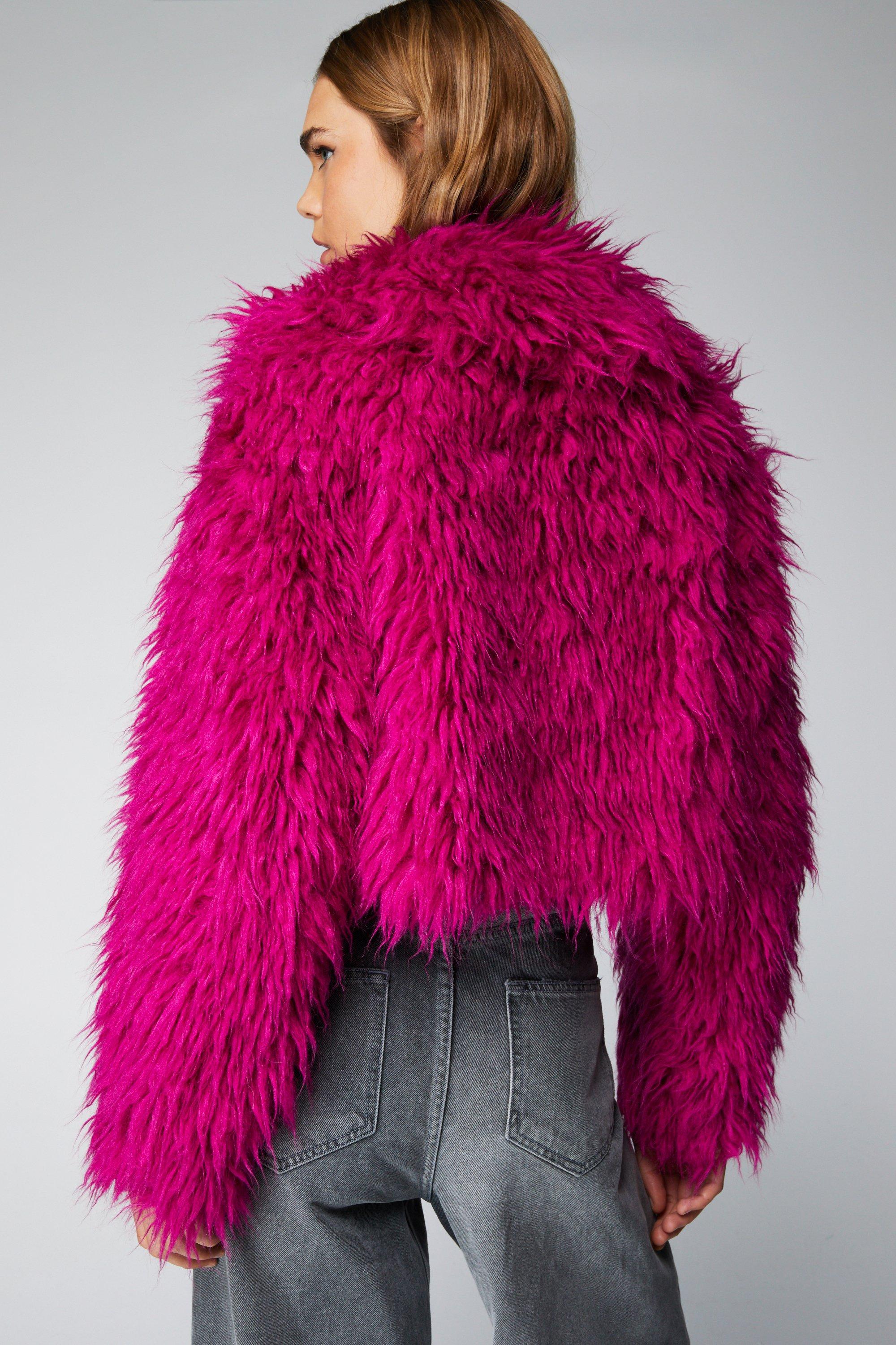 Premium faux fur coat best sale