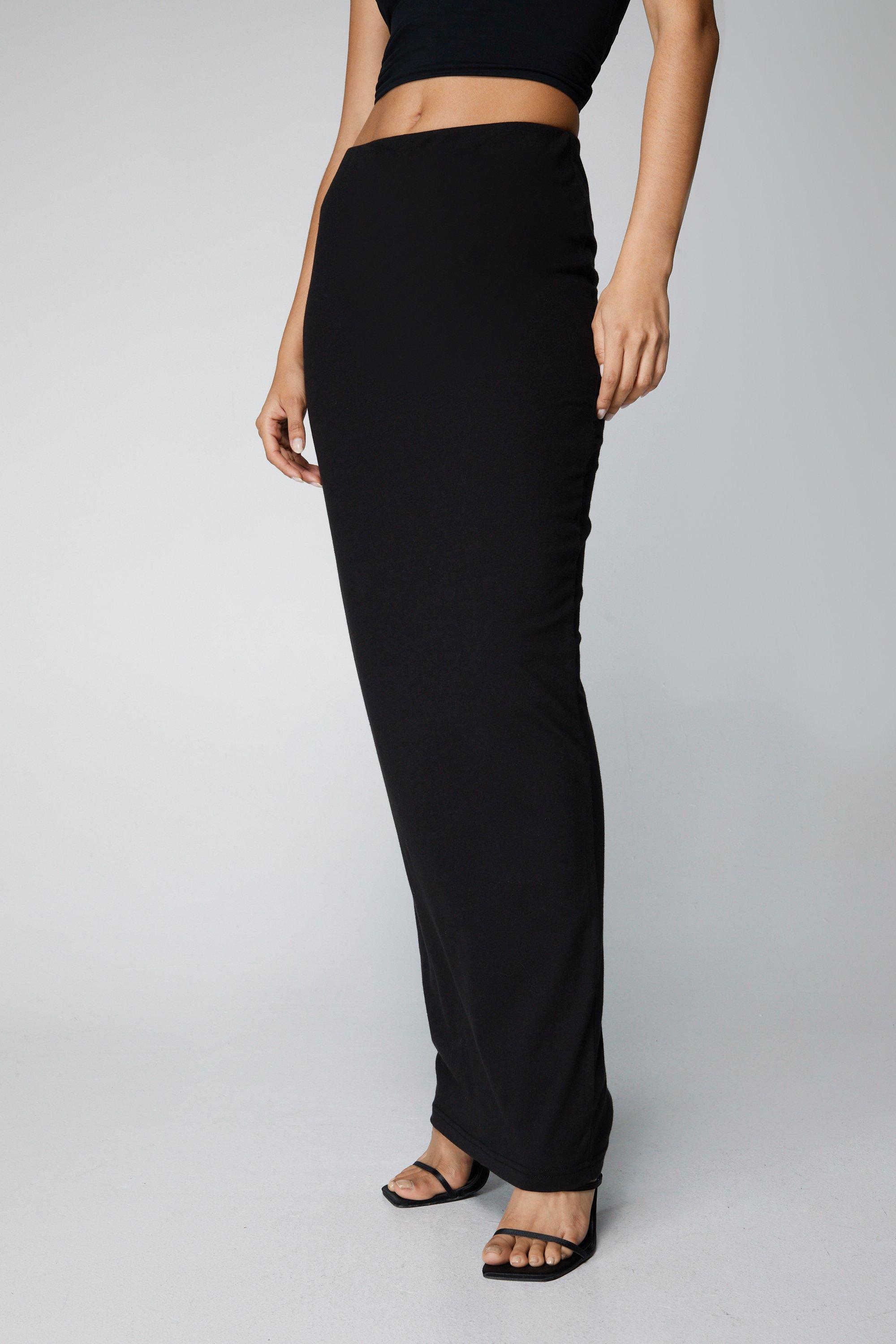 Basic Jersey Maxi Skirt