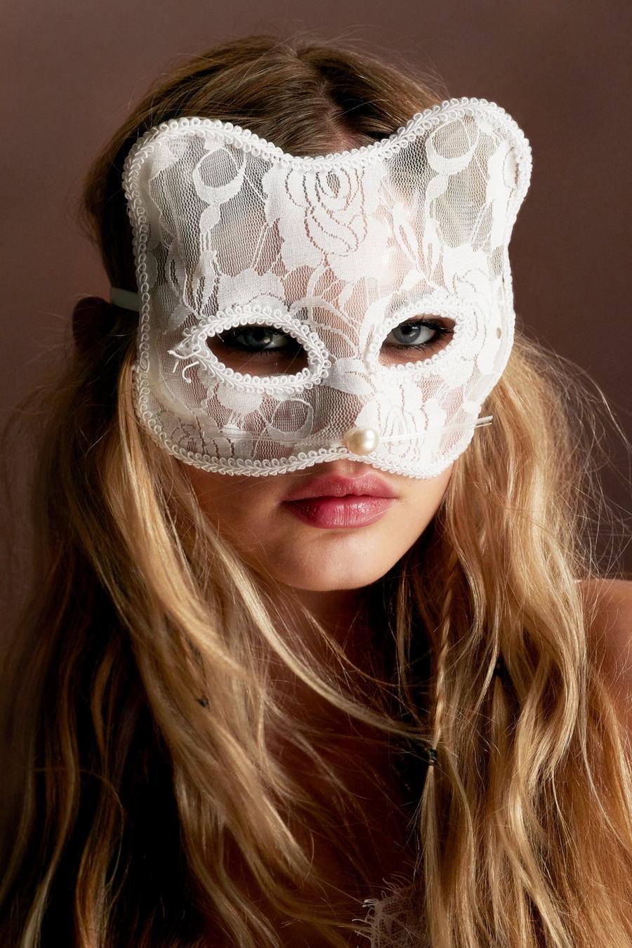 Lace Cat Mask
