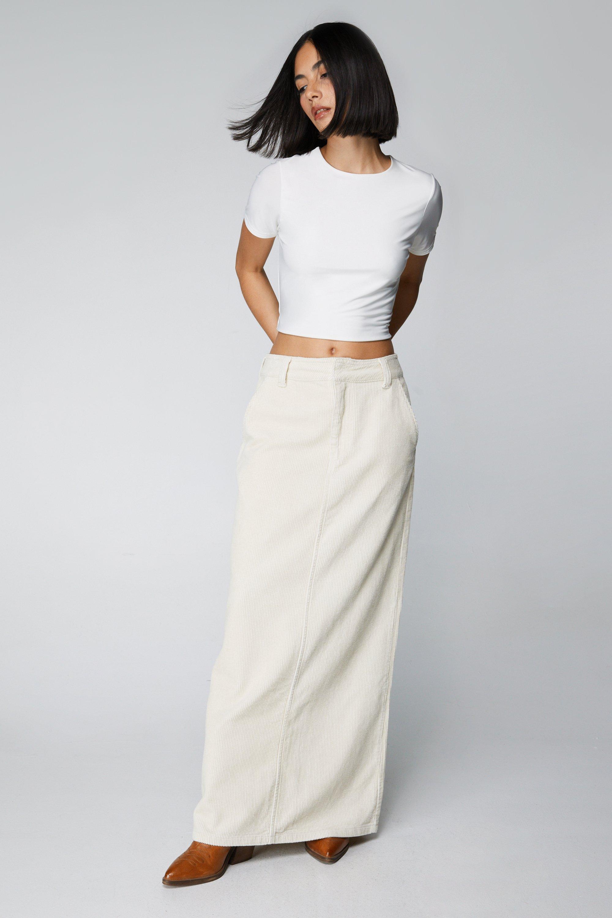 White flowy clearance skirt 5x7