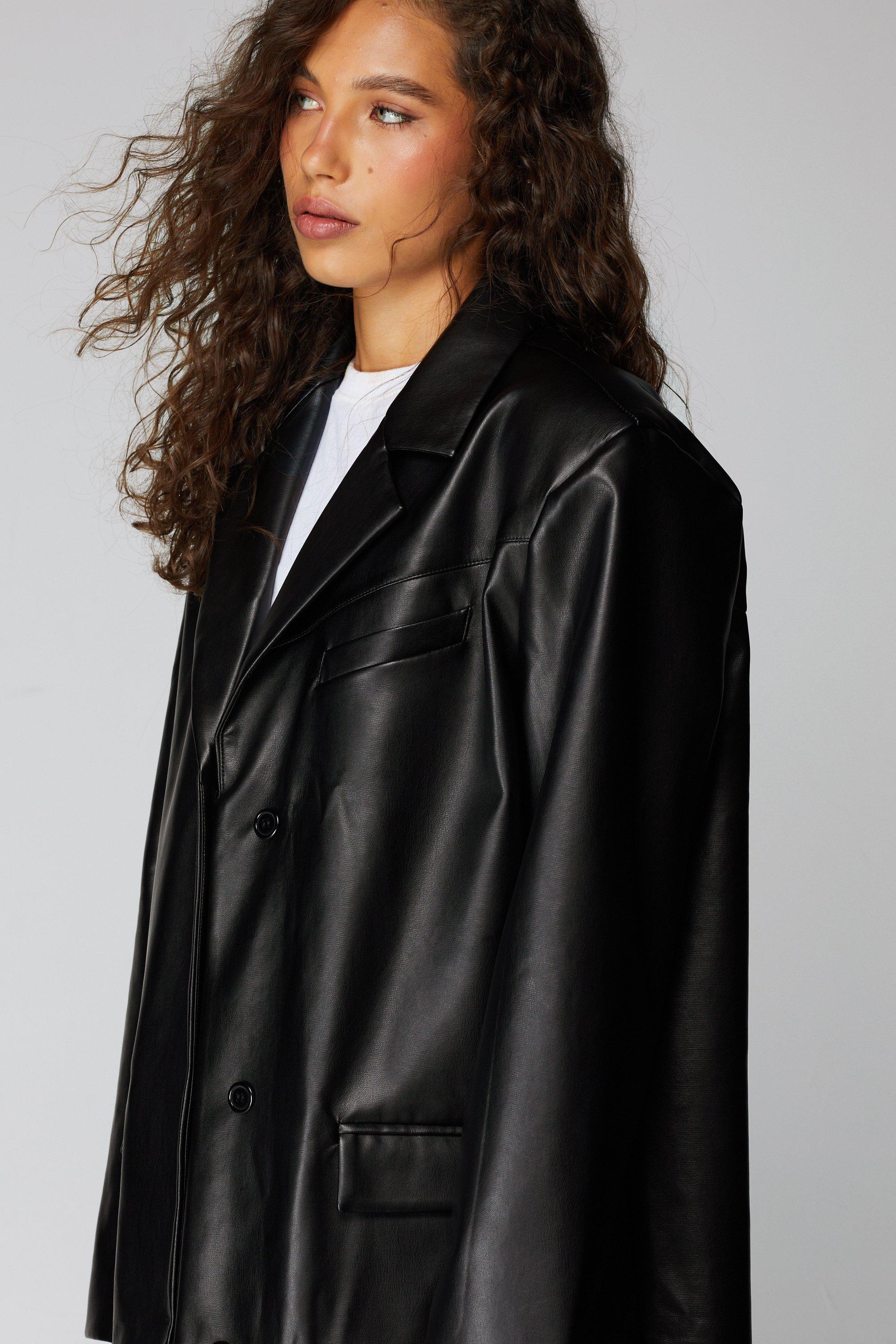 Duster on sale leather jacket