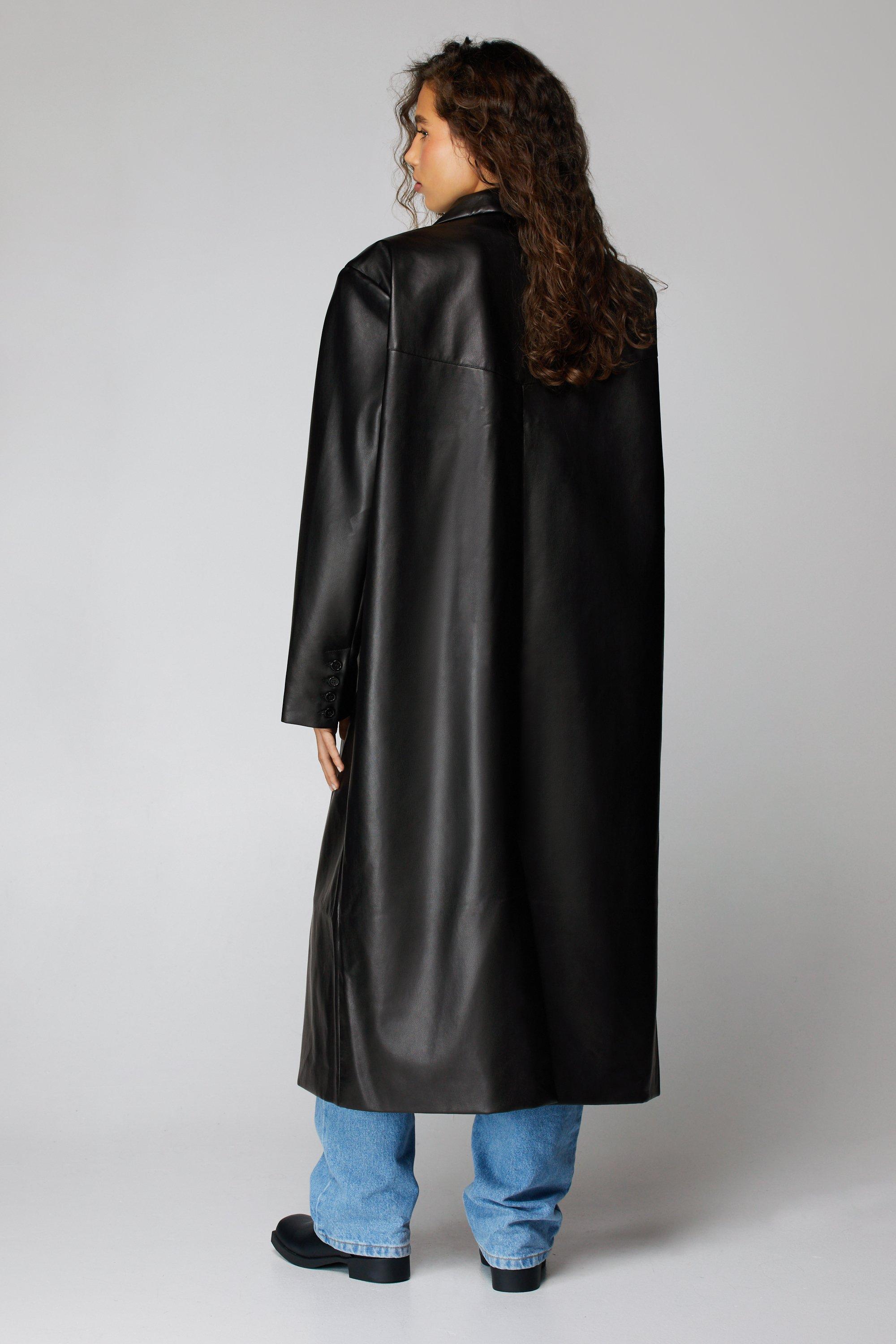 Long clearance leather duster