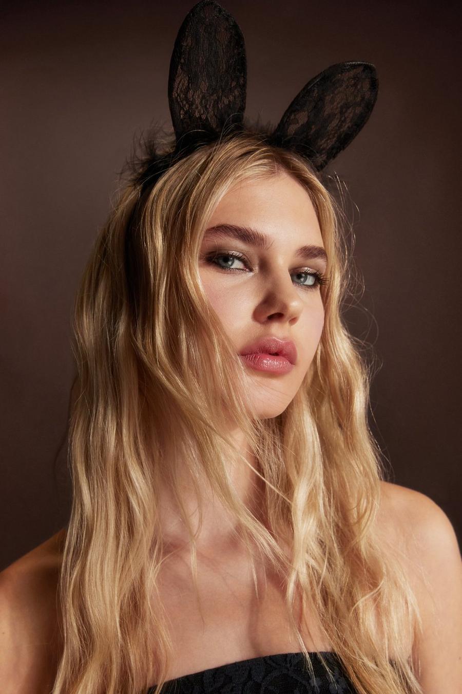 Lace Feather Cat Ears