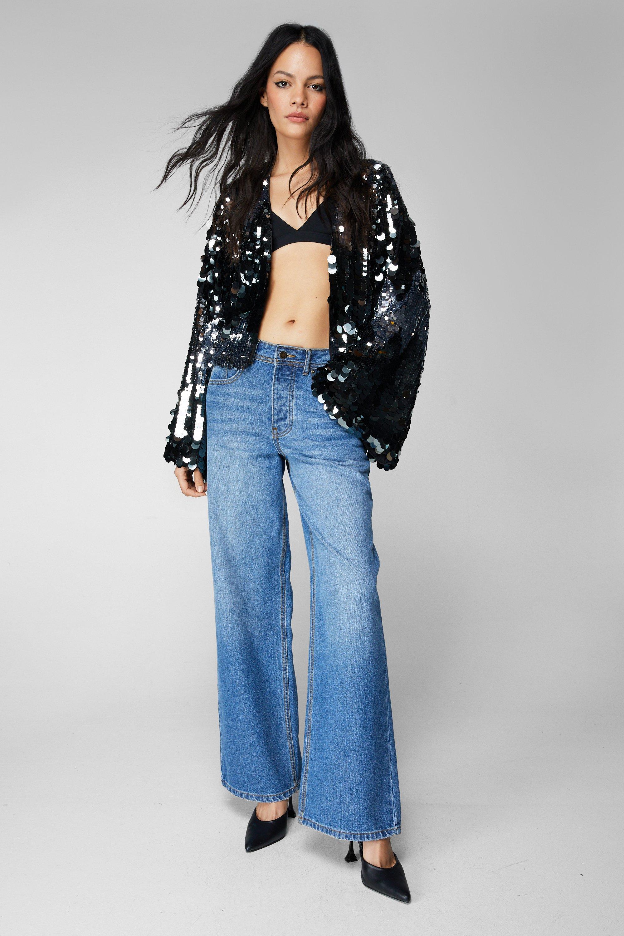 Disc hot sale sequin jacket