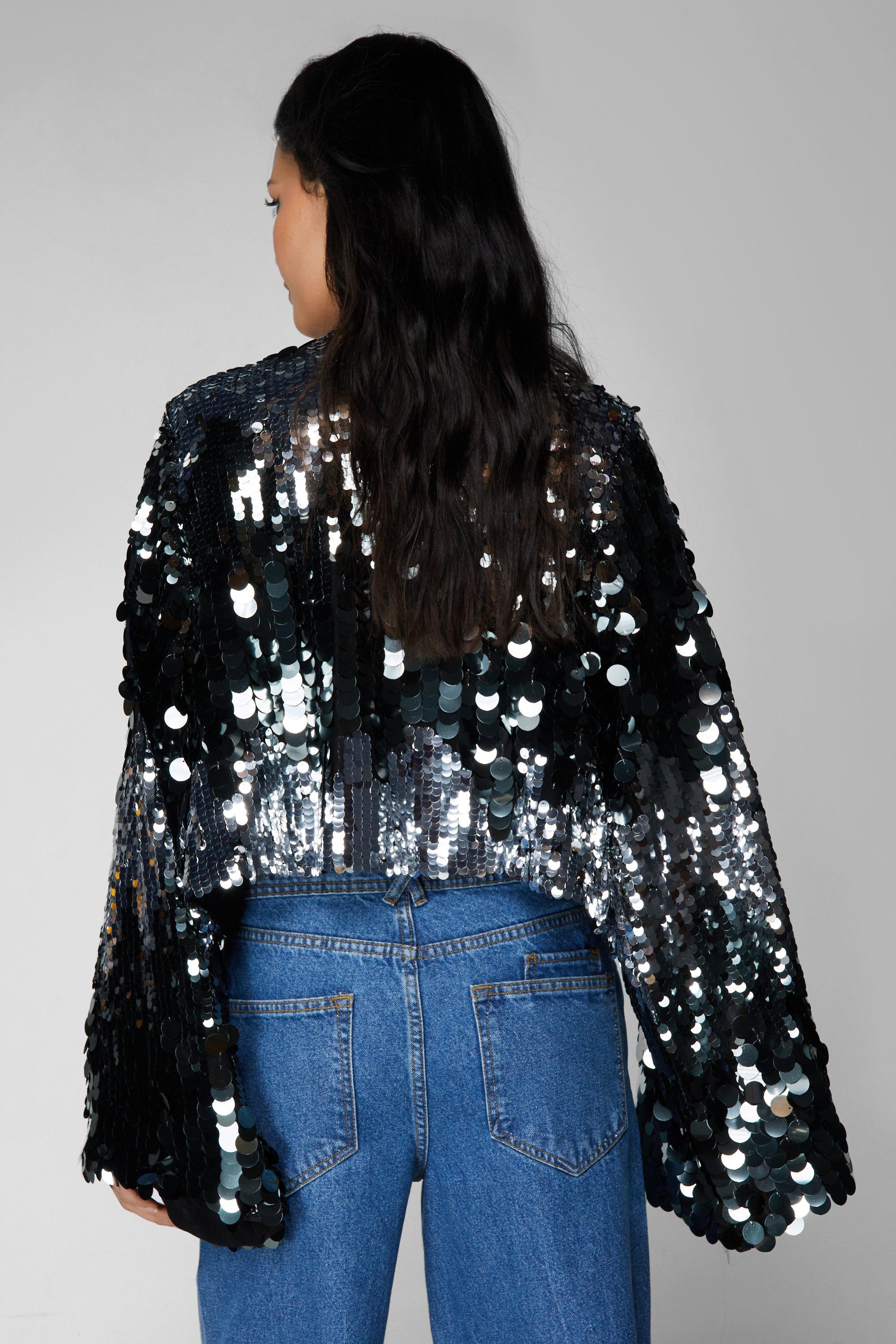 Sequin disc jacket sale