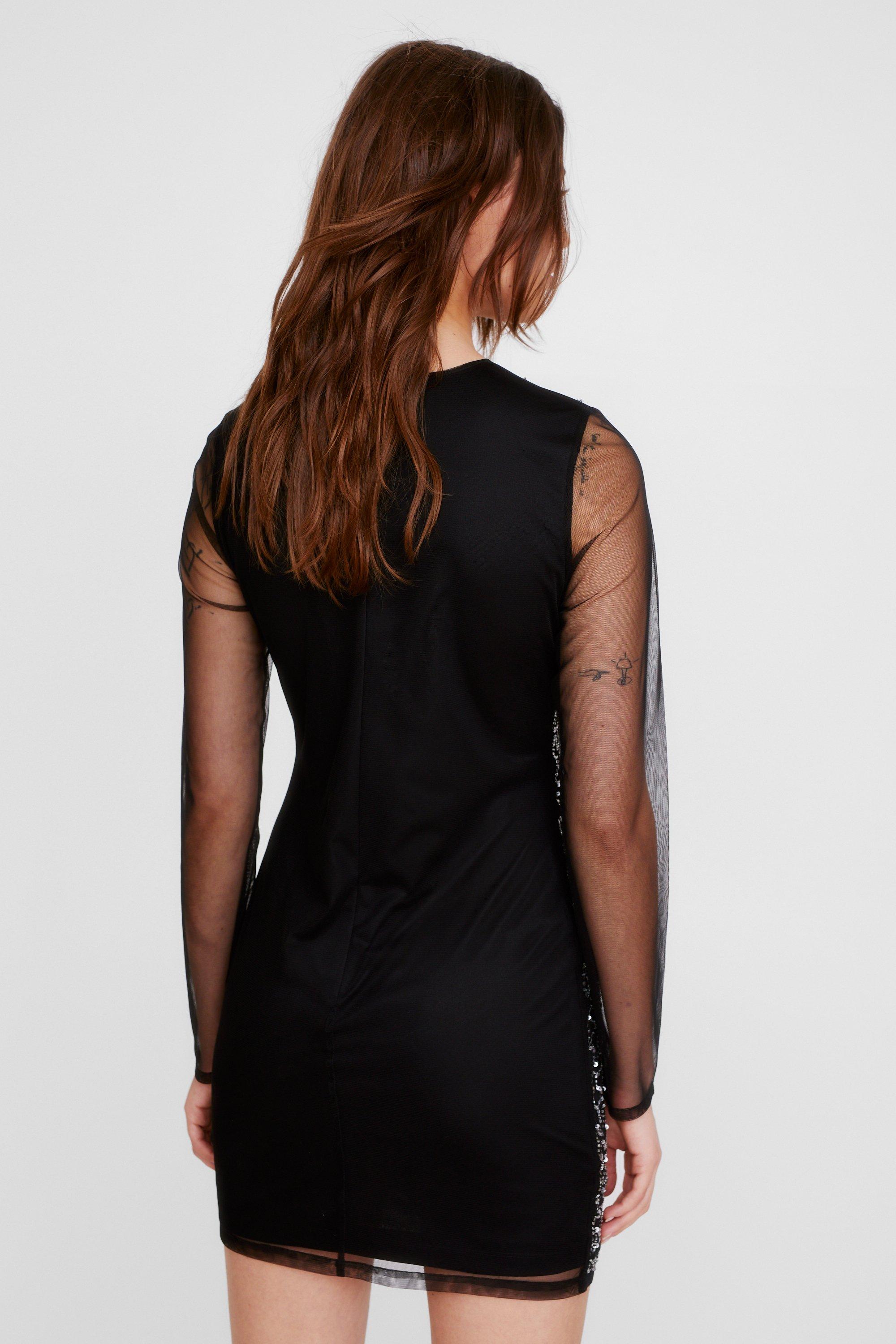 Celestial Hand Embellished Bodycon Mini Dress | Nasty Gal