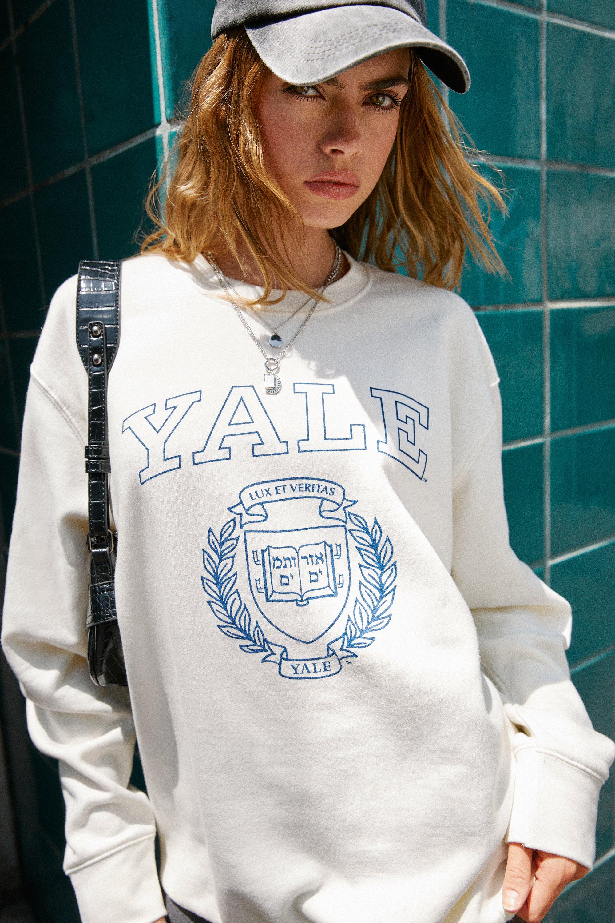 Graphic Hoodie - White/Yale - Ladies