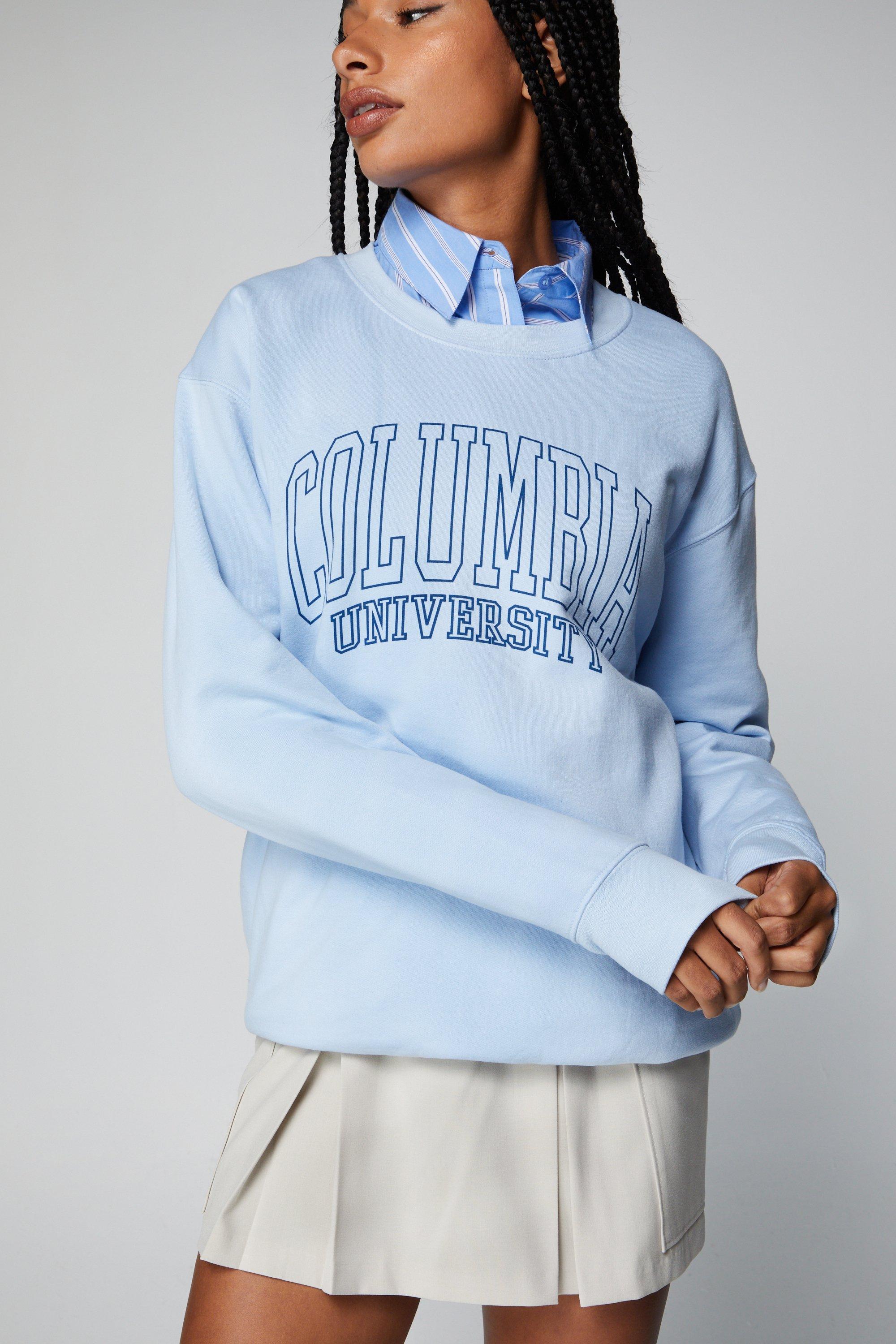 Columbia sales blue sweatshirt