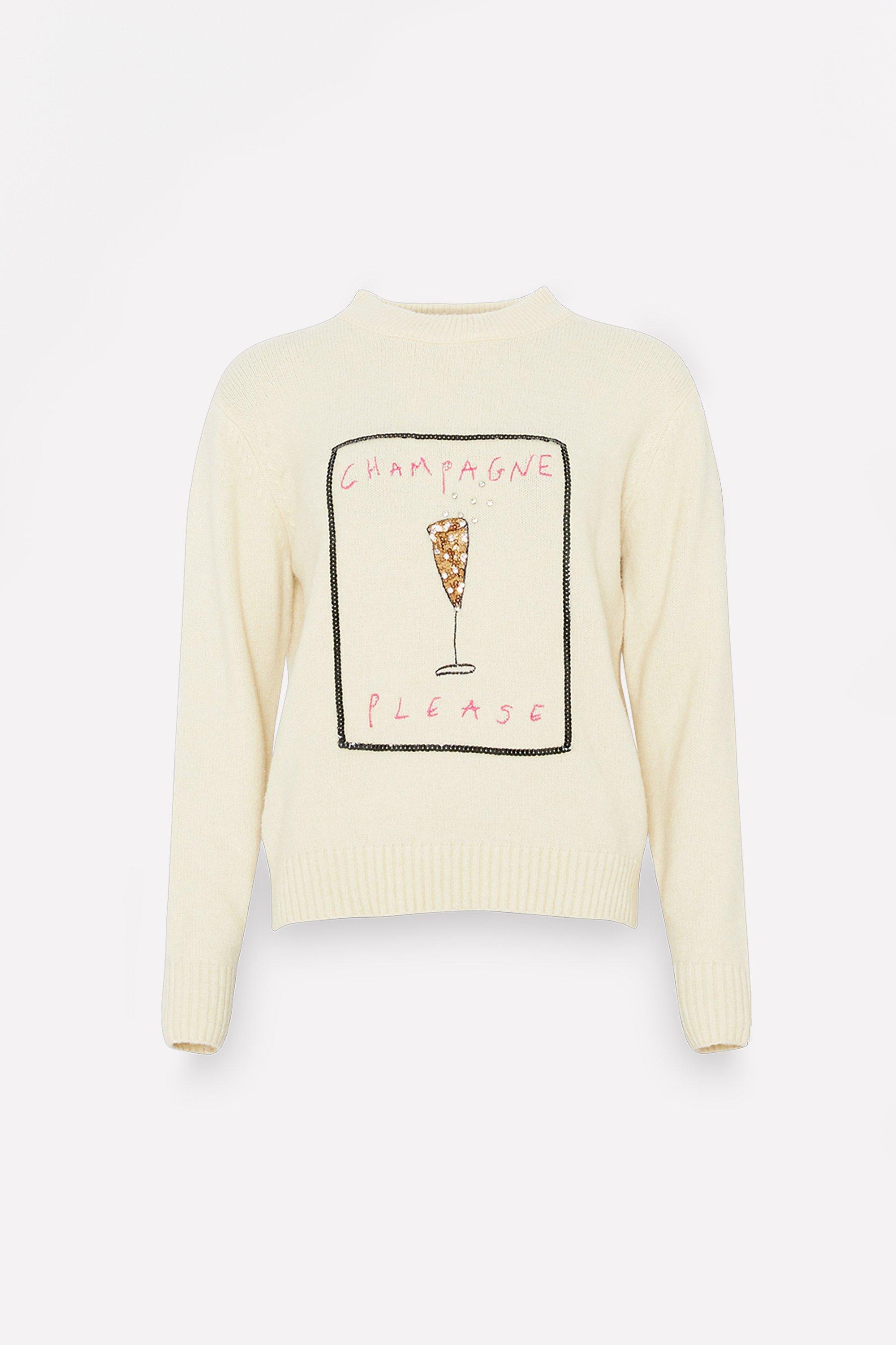 Champagne 2025 christmas jumper