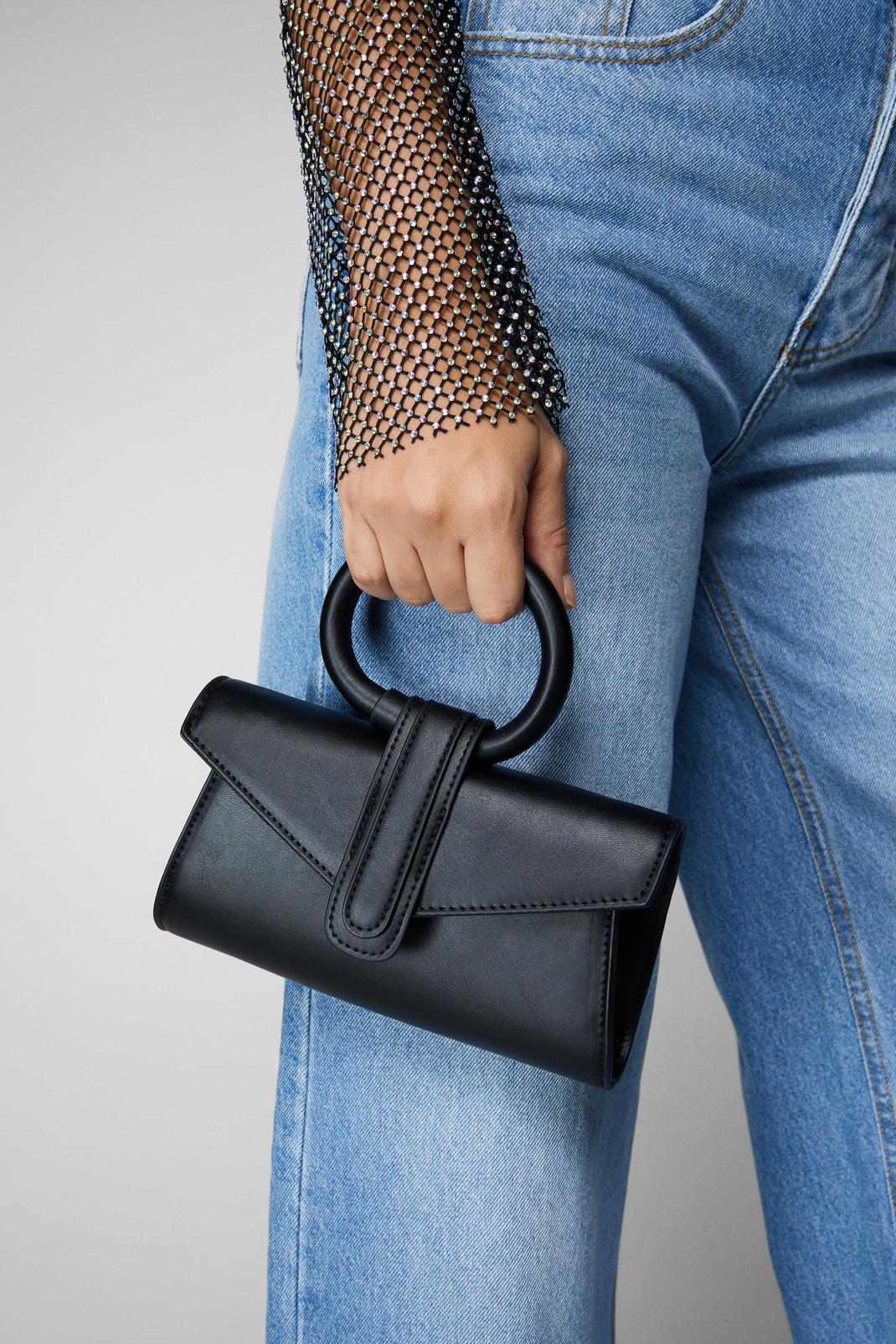 Faux Leather Ring Grab Bag | Nasty Gal