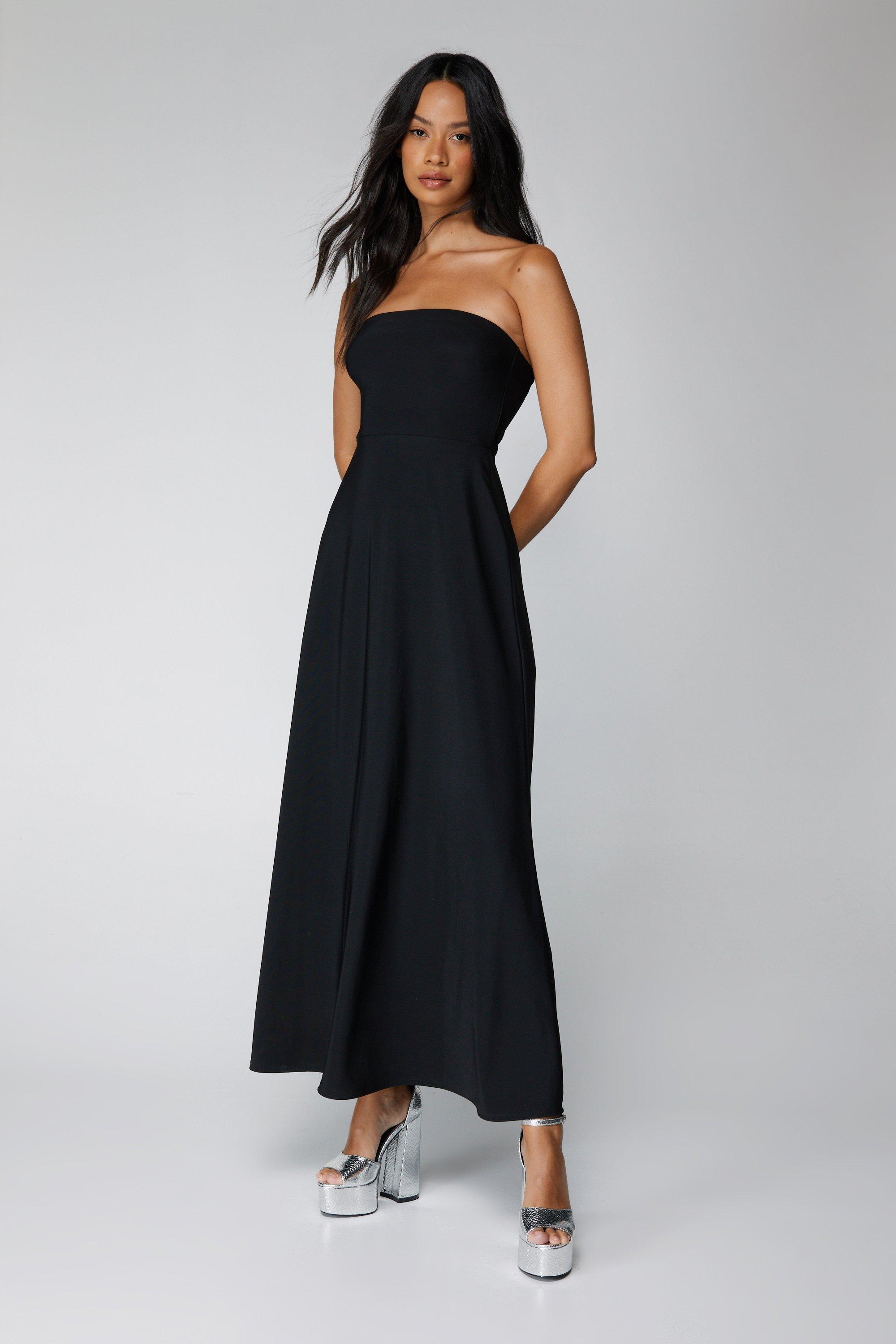 full skirt maxi dress