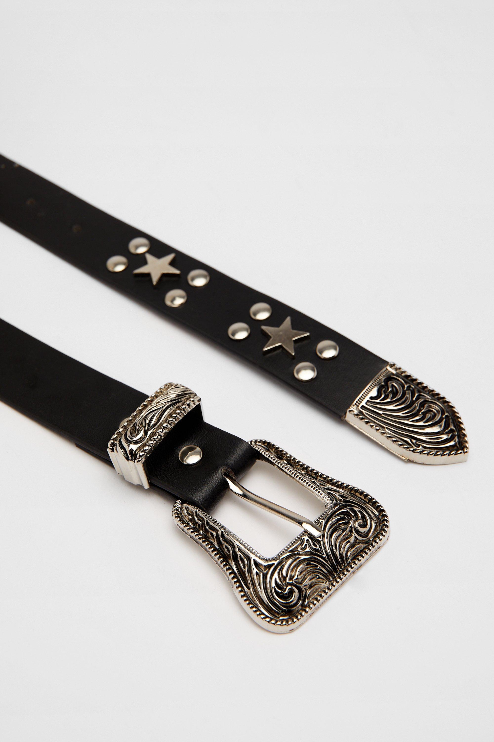 Star Studded Western Belt