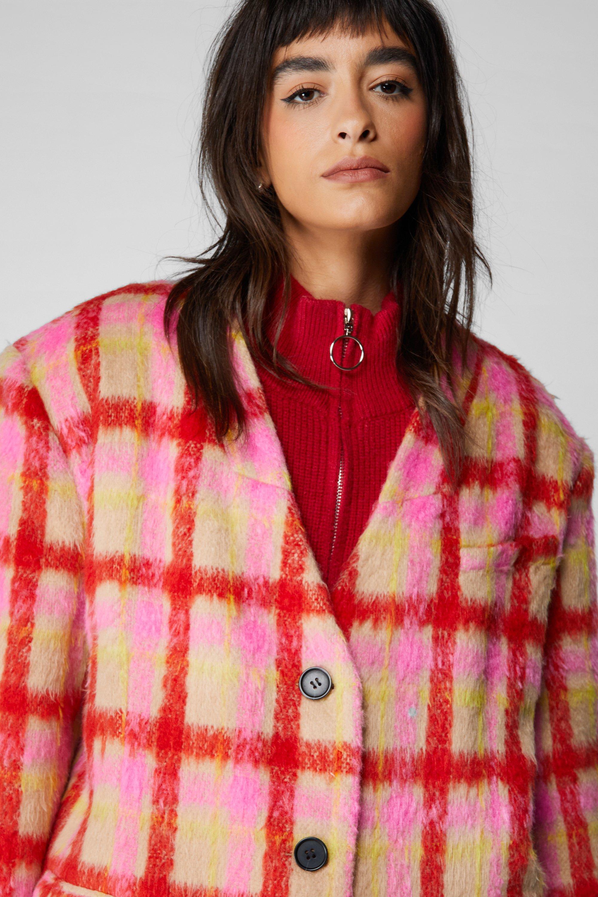 Neon on sale wool coat