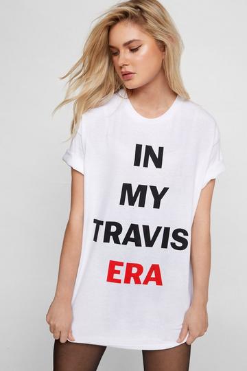 White In My Travis Era Graphic T-shirt