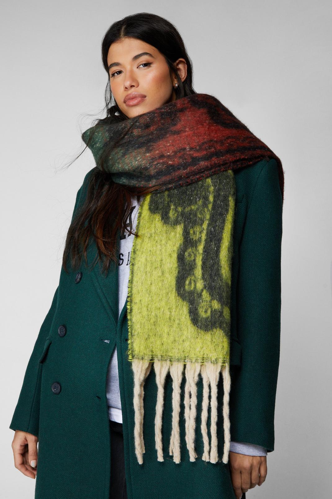 Knit Paisley Scarf | Nasty Gal