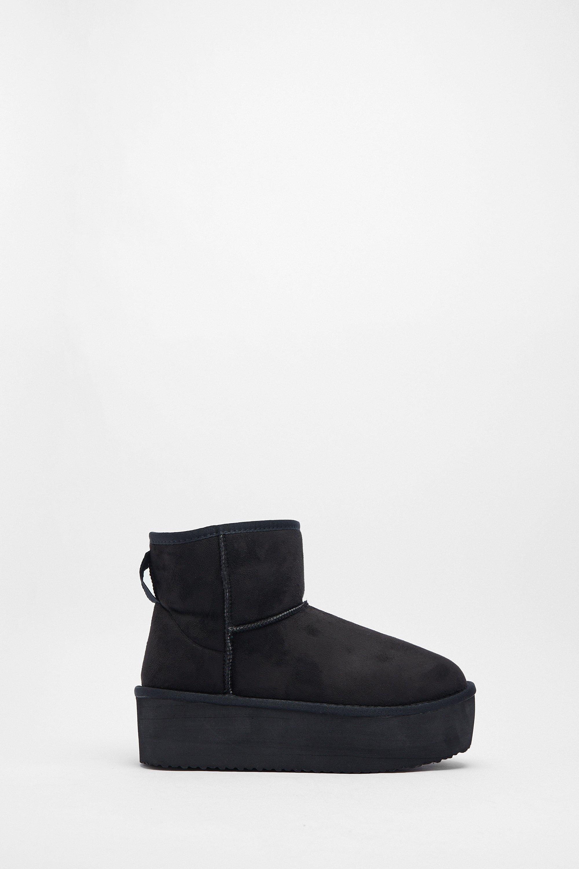 Nasty gal black and best sale white boots