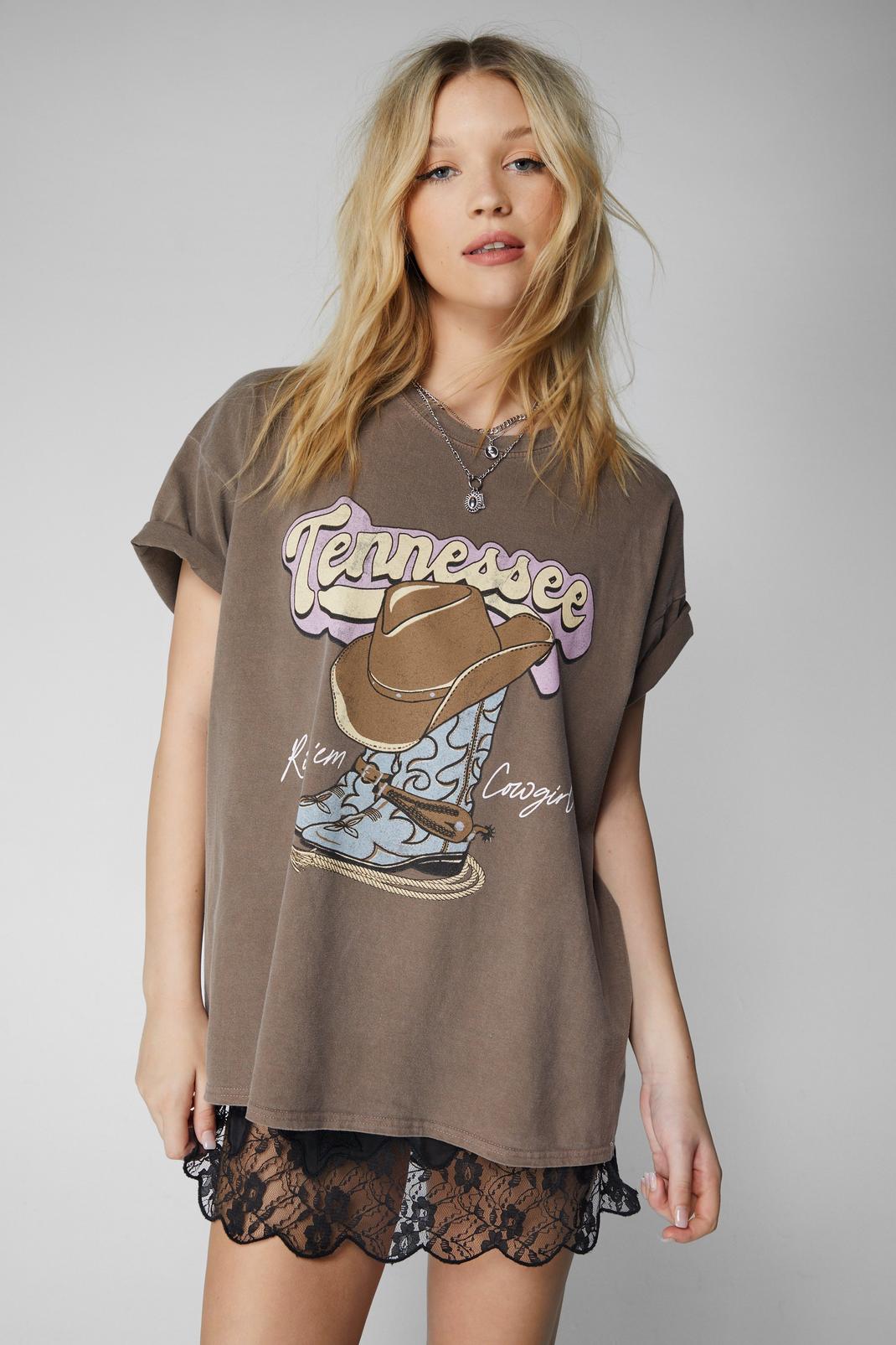 Stone Tennessee Washed Front Graphic T-shirt image number 1