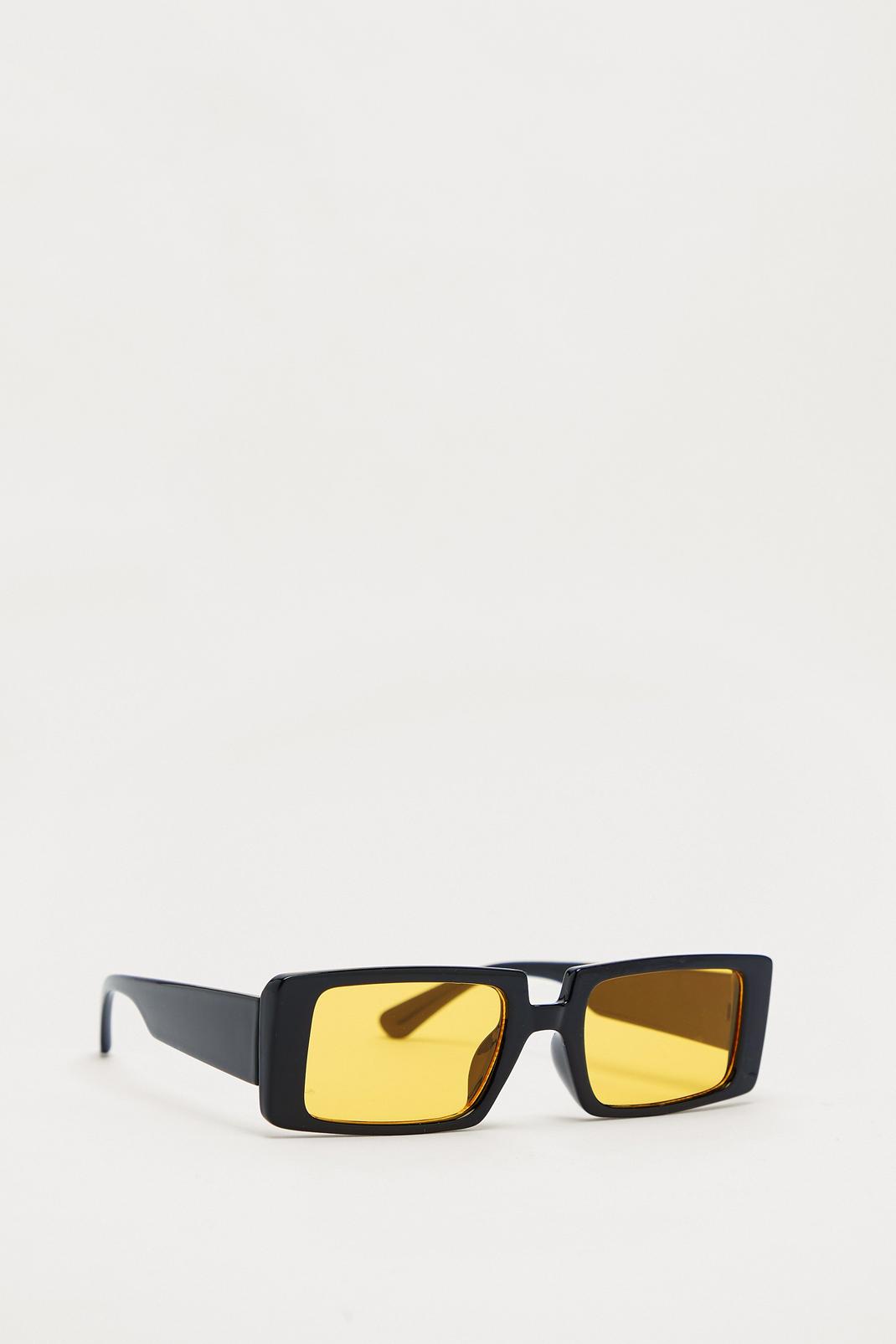 Black Colored Lens Square Sunglasses image number 1