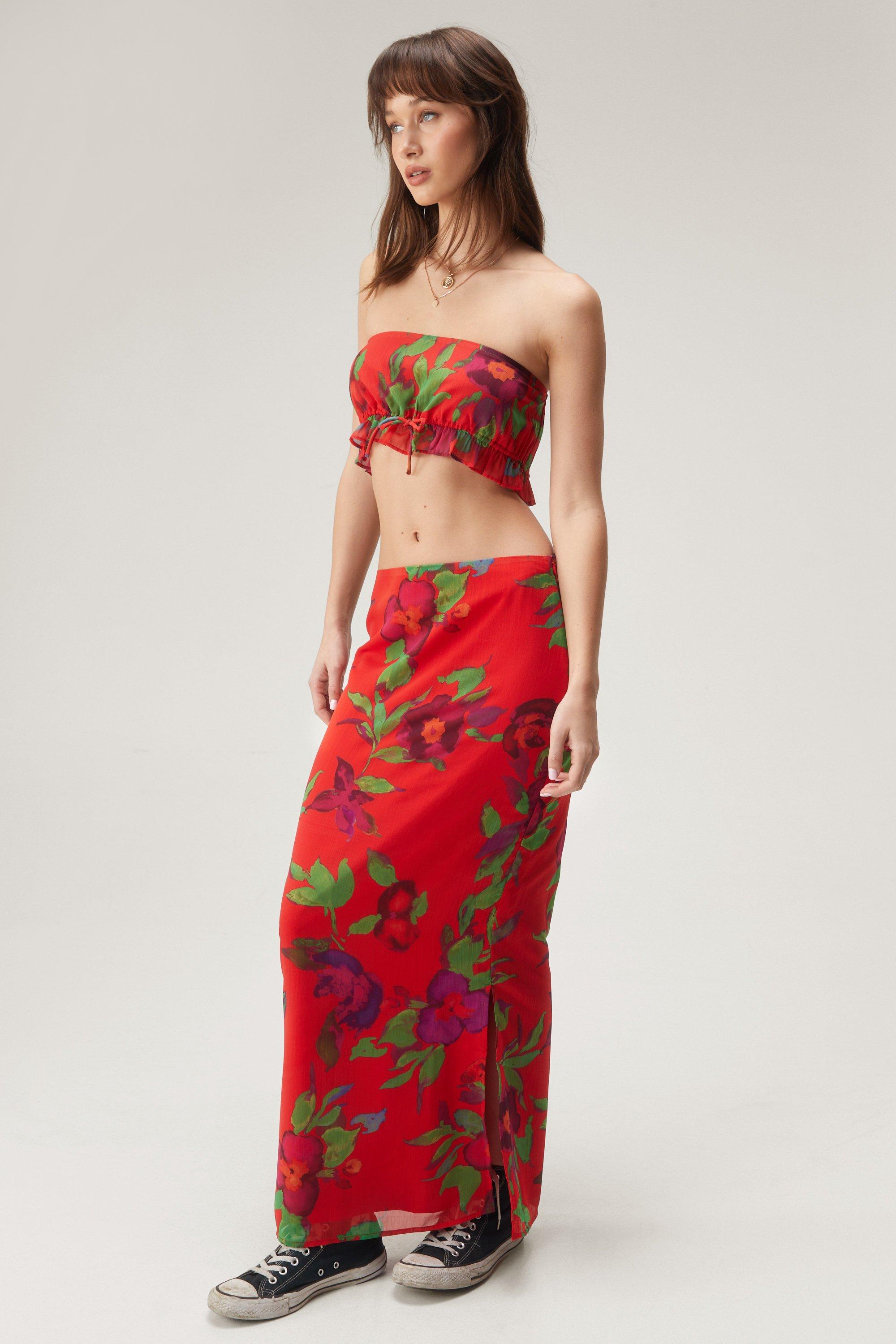 Women's Midi & Maxi Skirts: Floral, Slit & More