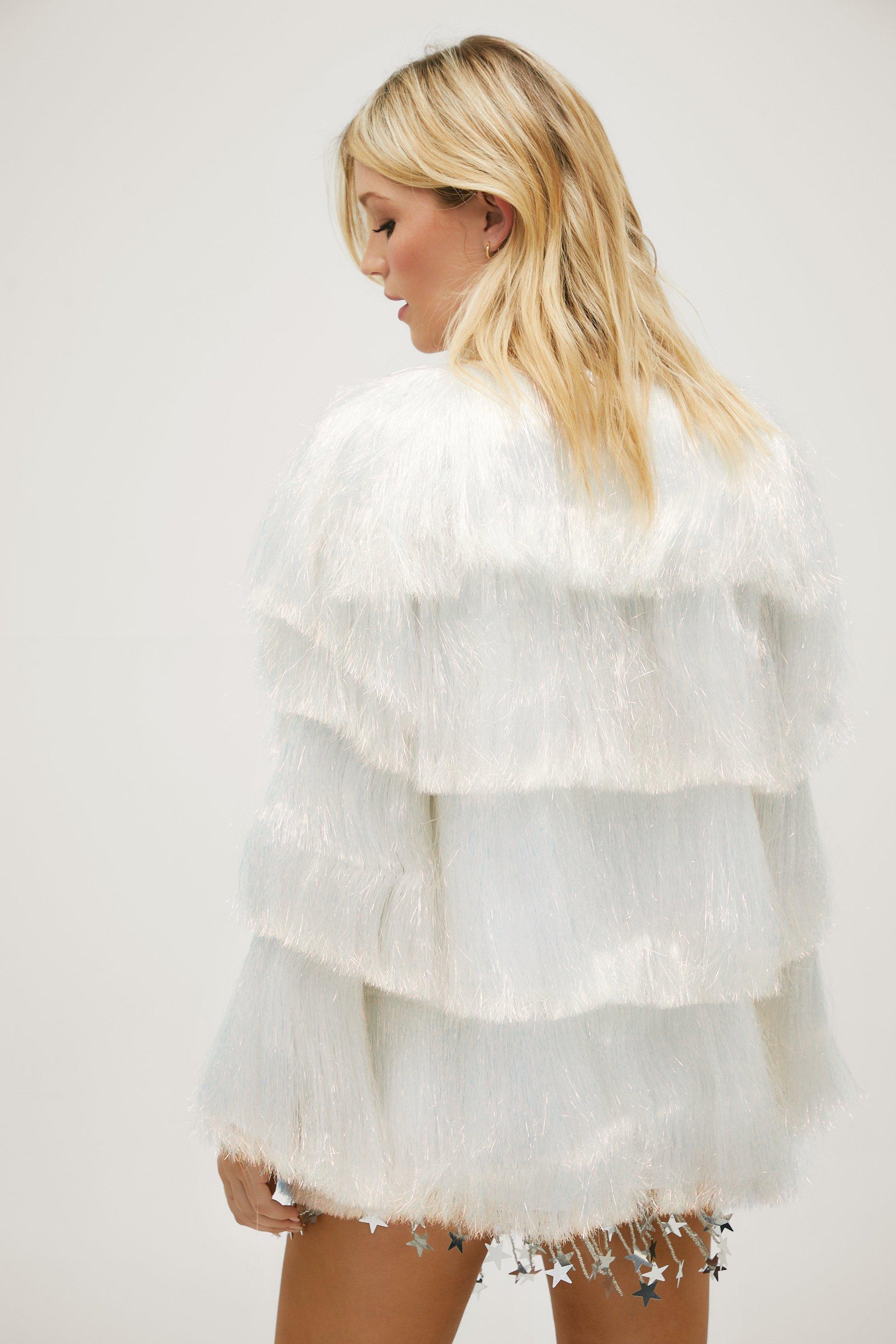 Nasty gal tinsel jacket hot sale